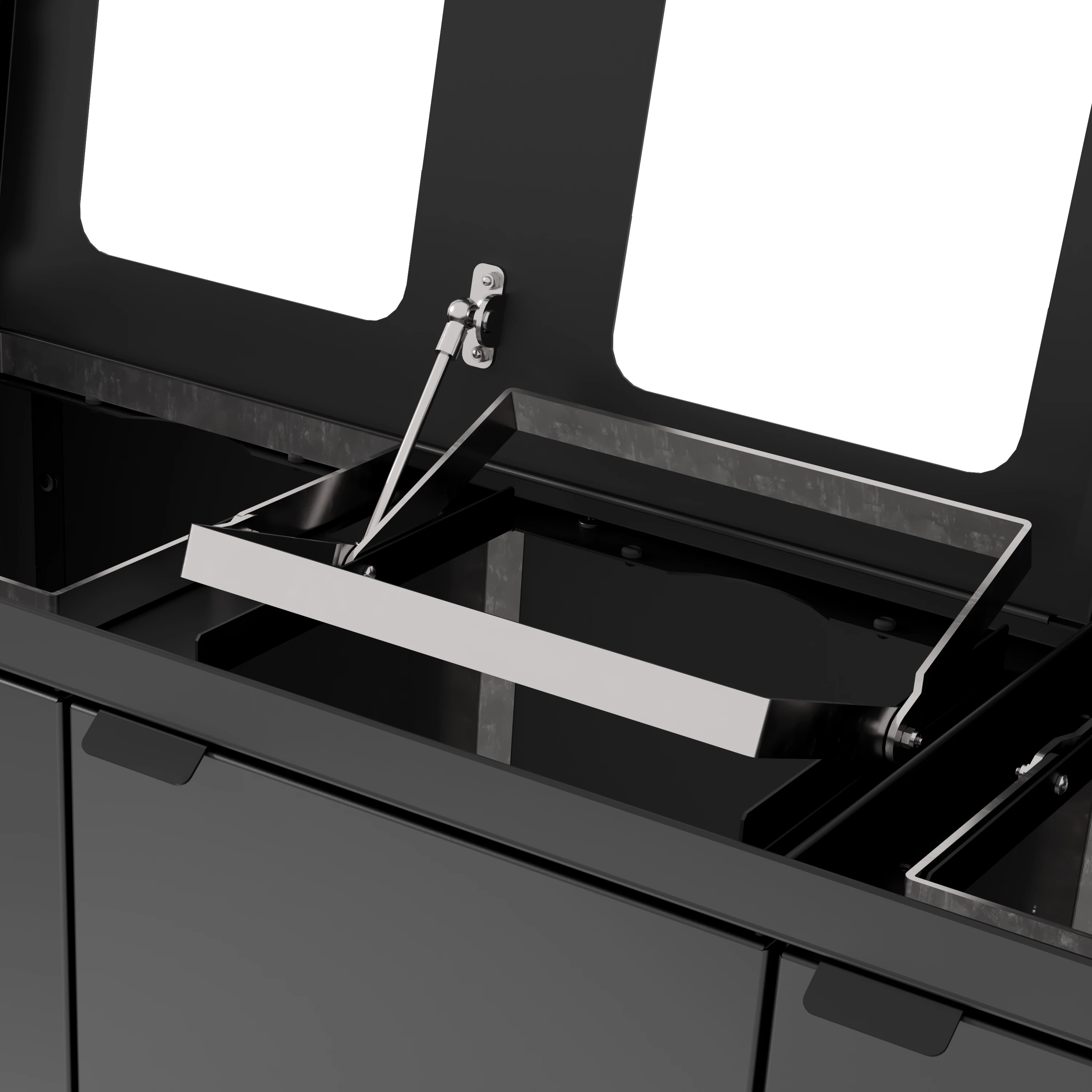 Bica affaldsbeholder uden låg, 4 x 60 ltr.