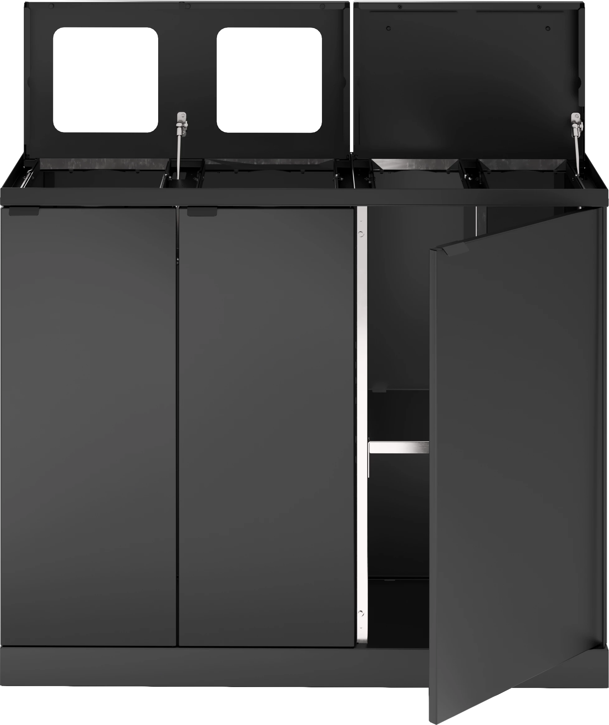 Bica affaldsbeholder, 2 x 65 ltr. og 2 x45 ltr.