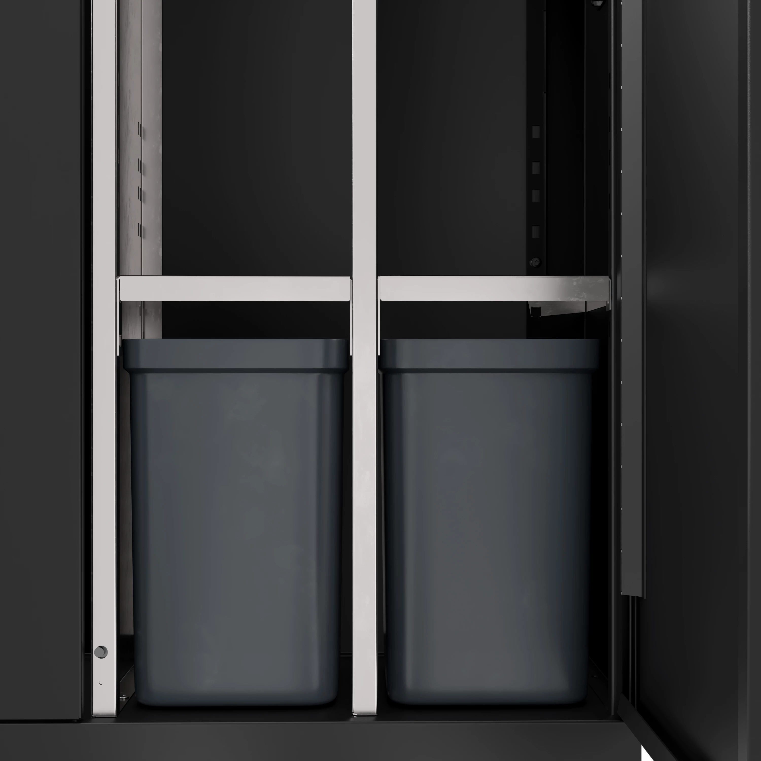 Bica affaldsbeholder, 2 x 65 ltr. og 2 x45 ltr.