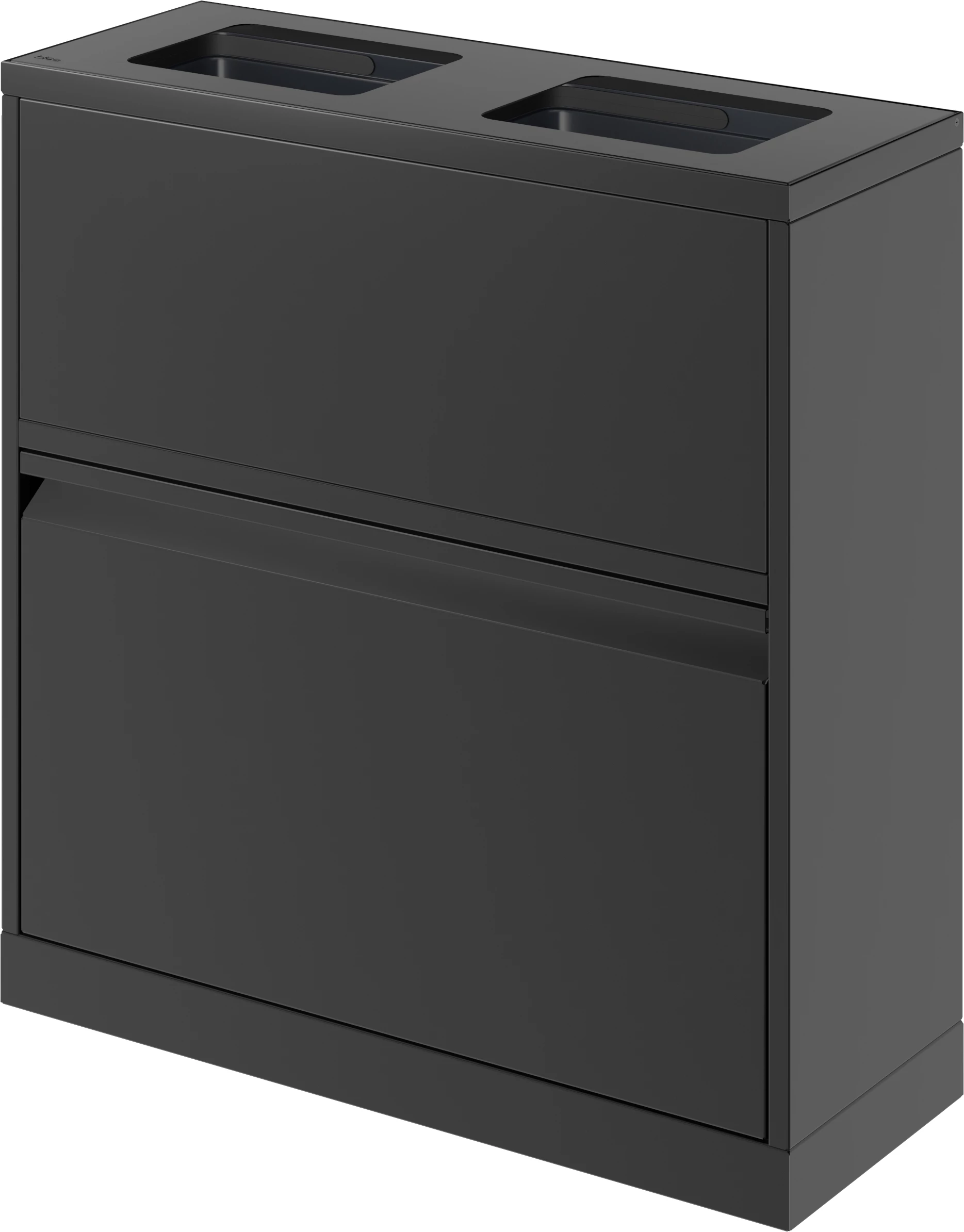 Bica affaldsbeholder uden låg og med skuffe, 80 ltr.