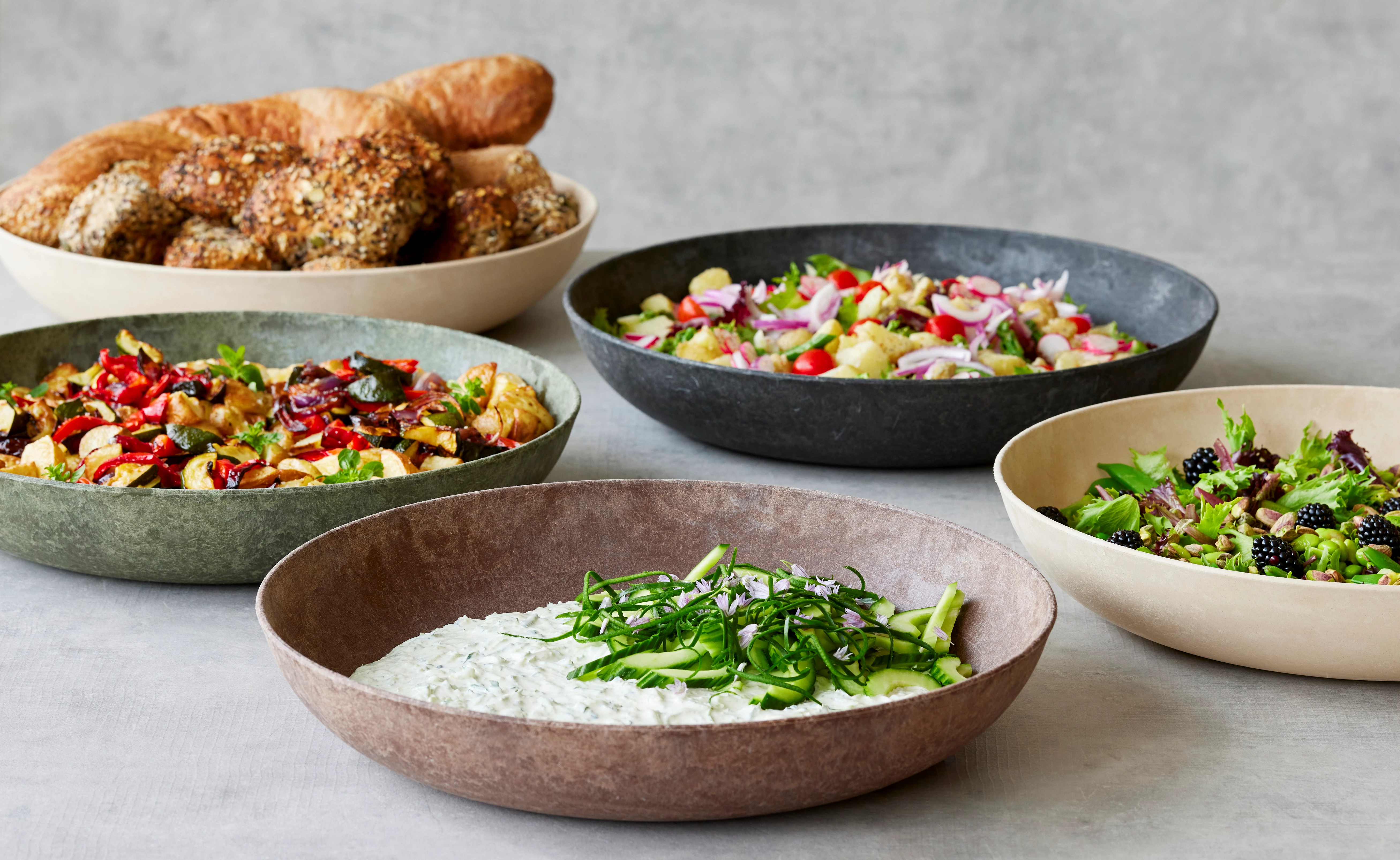 Luups skål, grøn, 850 cl, ø45 cm