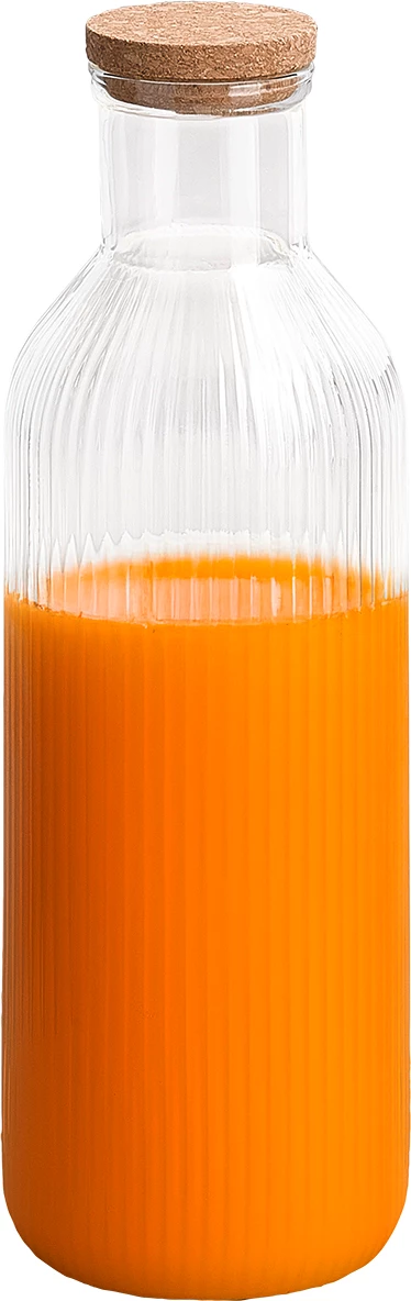 APS Lines karaffel m/korklåg, 1 ltr., glas