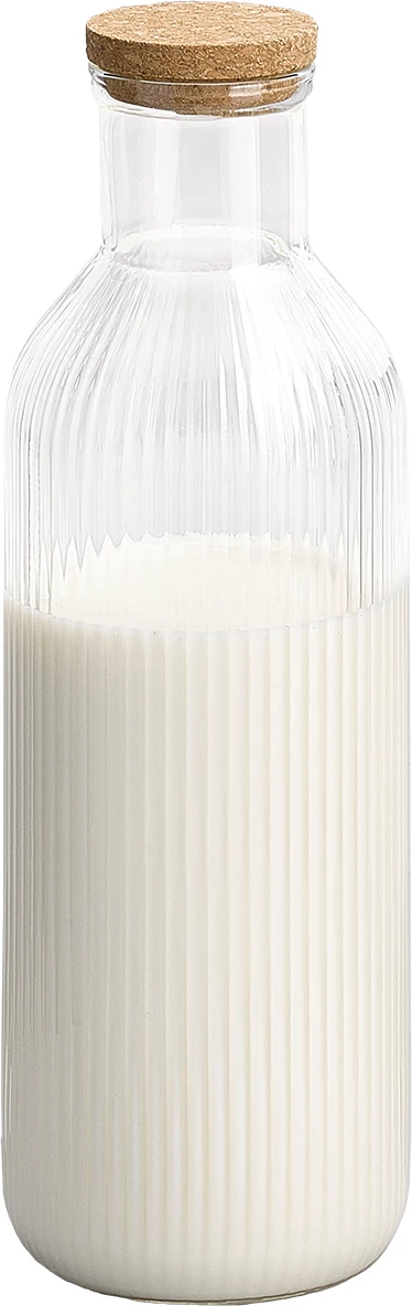 APS Lines karaffel m/korklåg, 1 ltr., glas