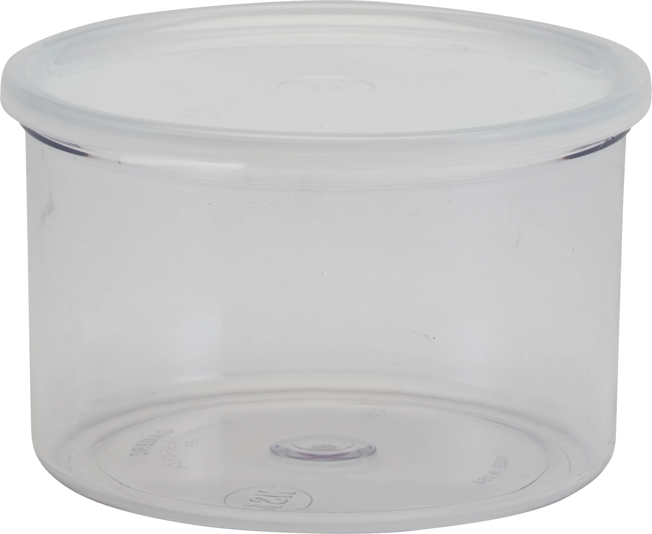 Cambro salatbøtte med låg, klar, 1,4 ltr.