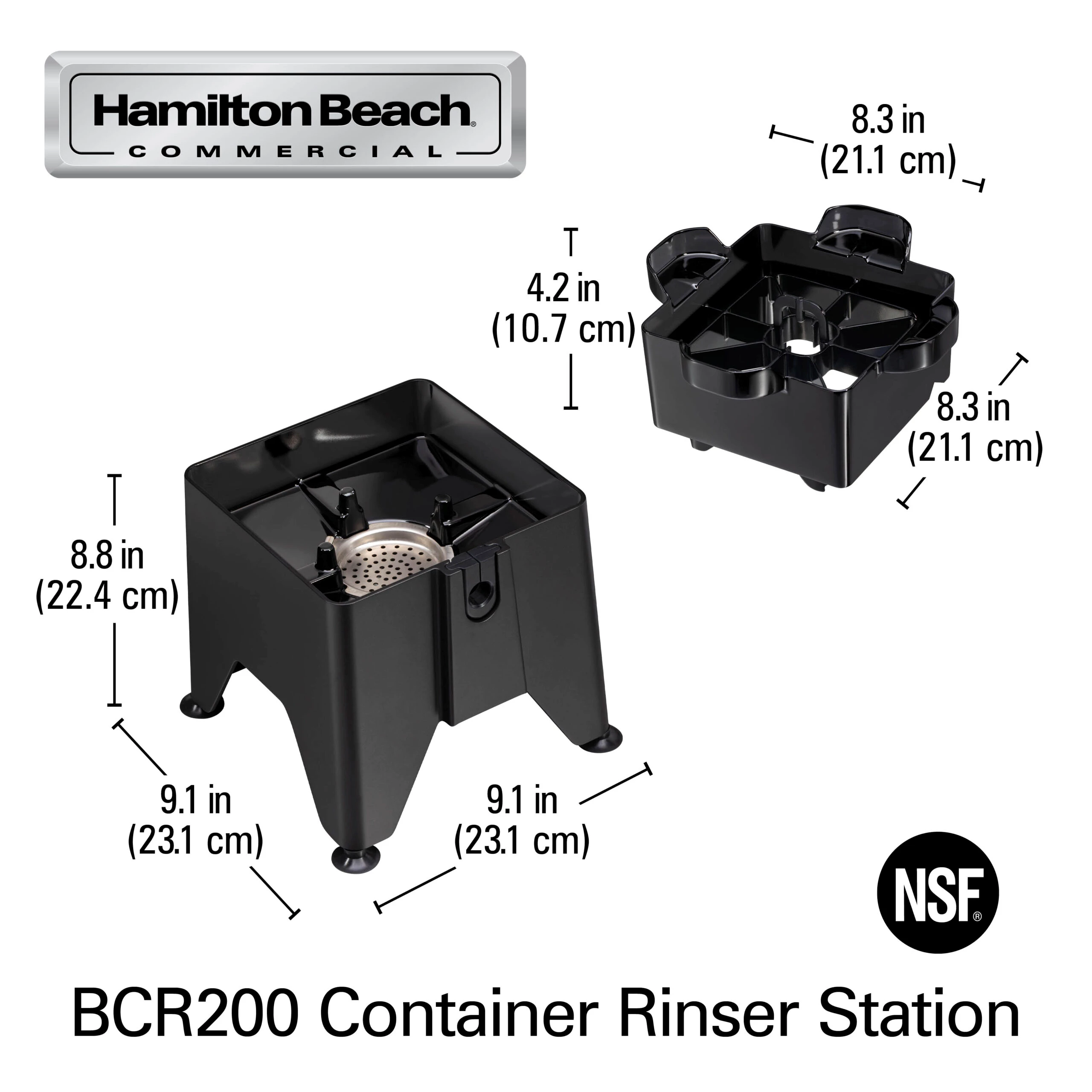Hamilton Beach BCR200 skyllestation