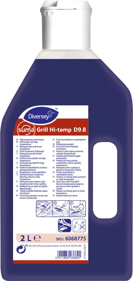 Hi-temp Suma ovn-/grillrens, 6 x 2 l