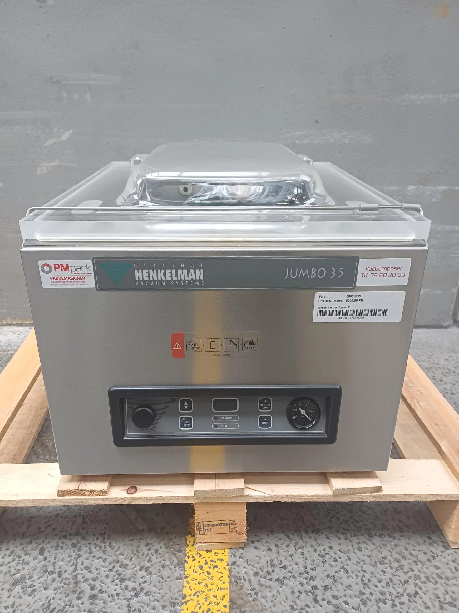 Henkelman vakuummaskine Jumbo 35