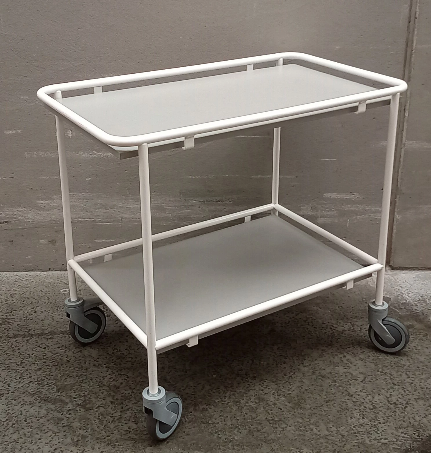 Rullebord  hvid/grå