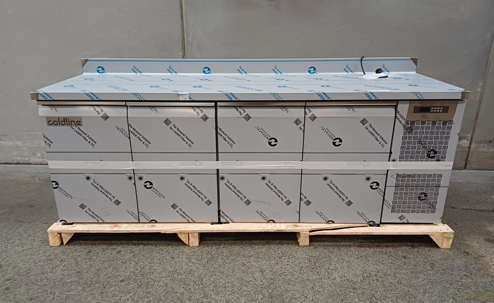 Coldline Frysebord TA21/1B-760 med bagkant