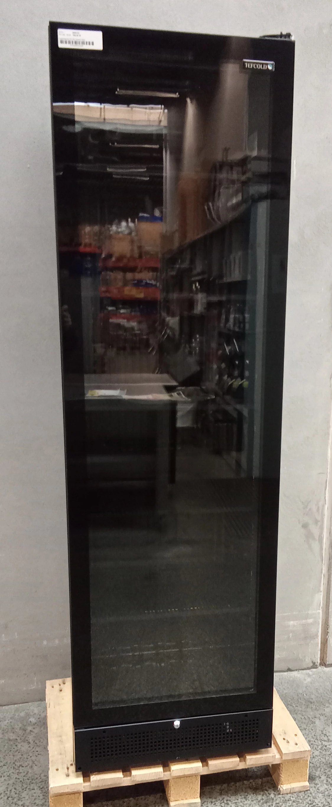 Tefcold Displaykøleskab SCU1425 Frameless Black