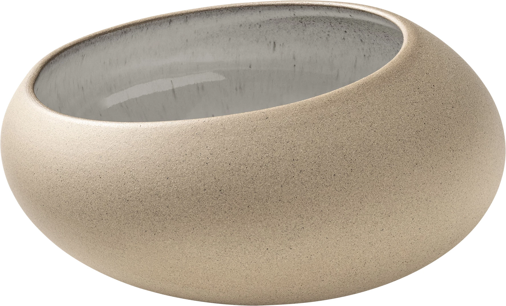 Playground Embrace skål, ø15 cm, 50 cl, sand/lysegrå