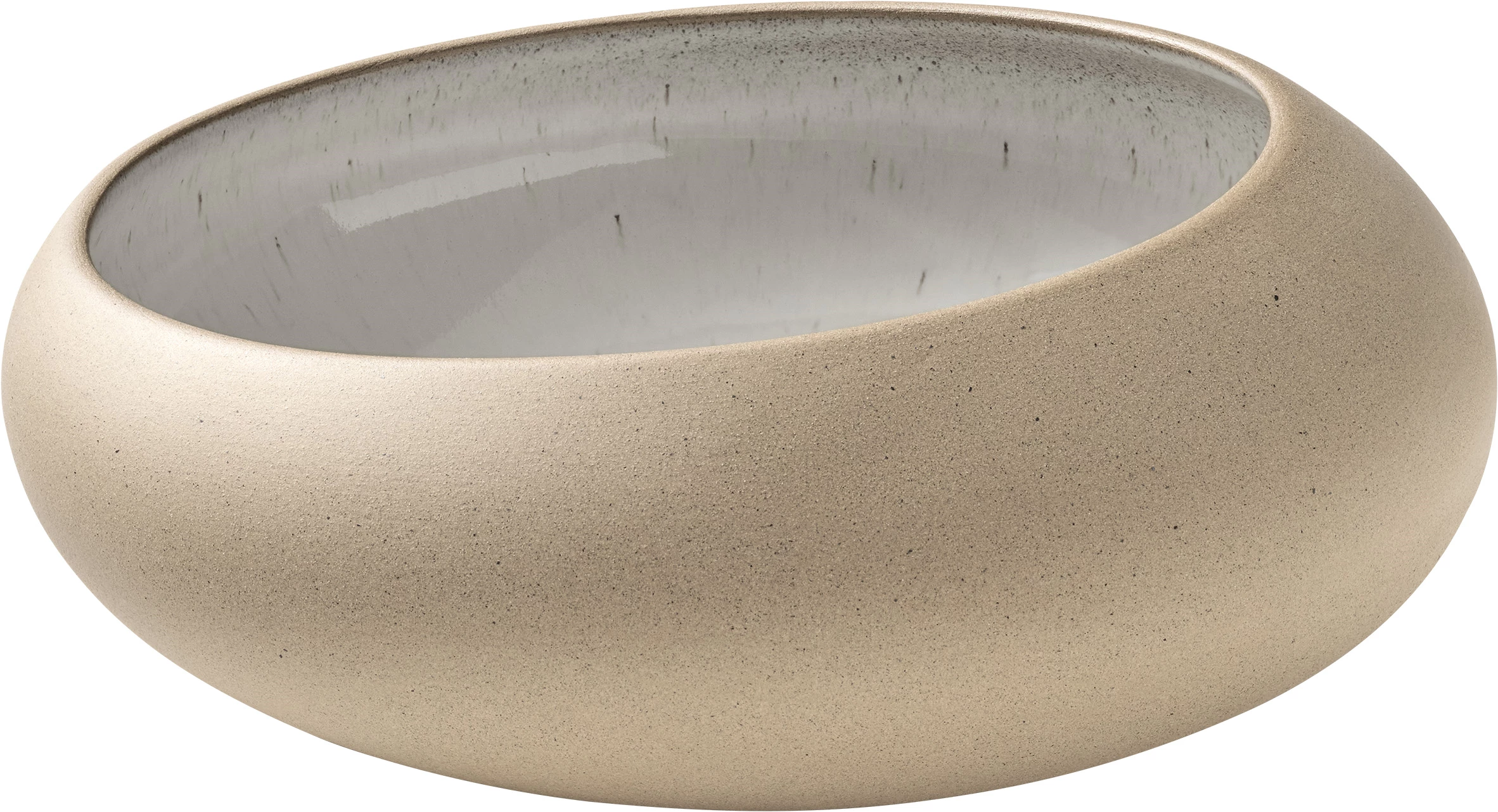 Playground Embrace skål, ø20 cm, 100 cl, sand/lysegrå