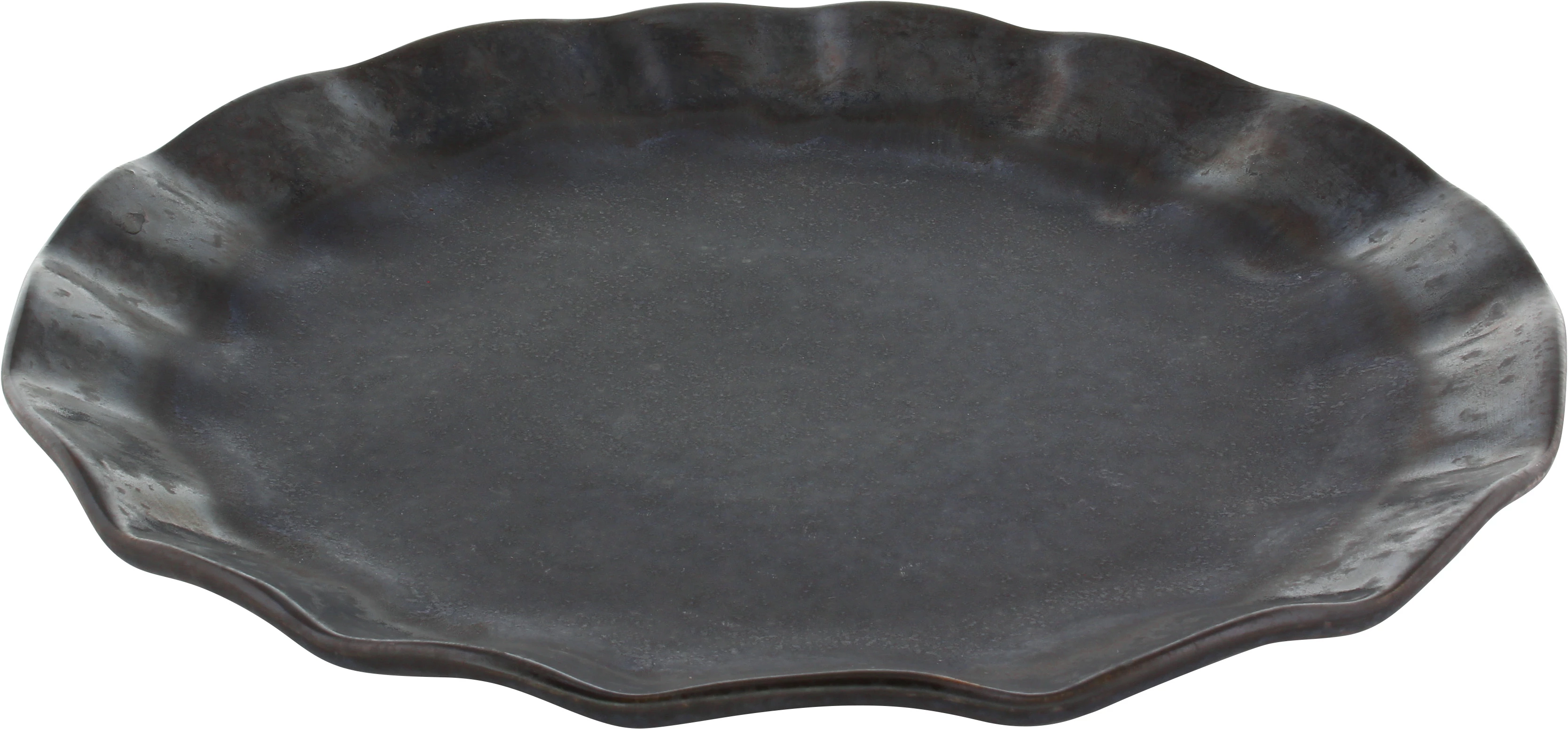 Playground Nami tallerken, 28 cm, sort