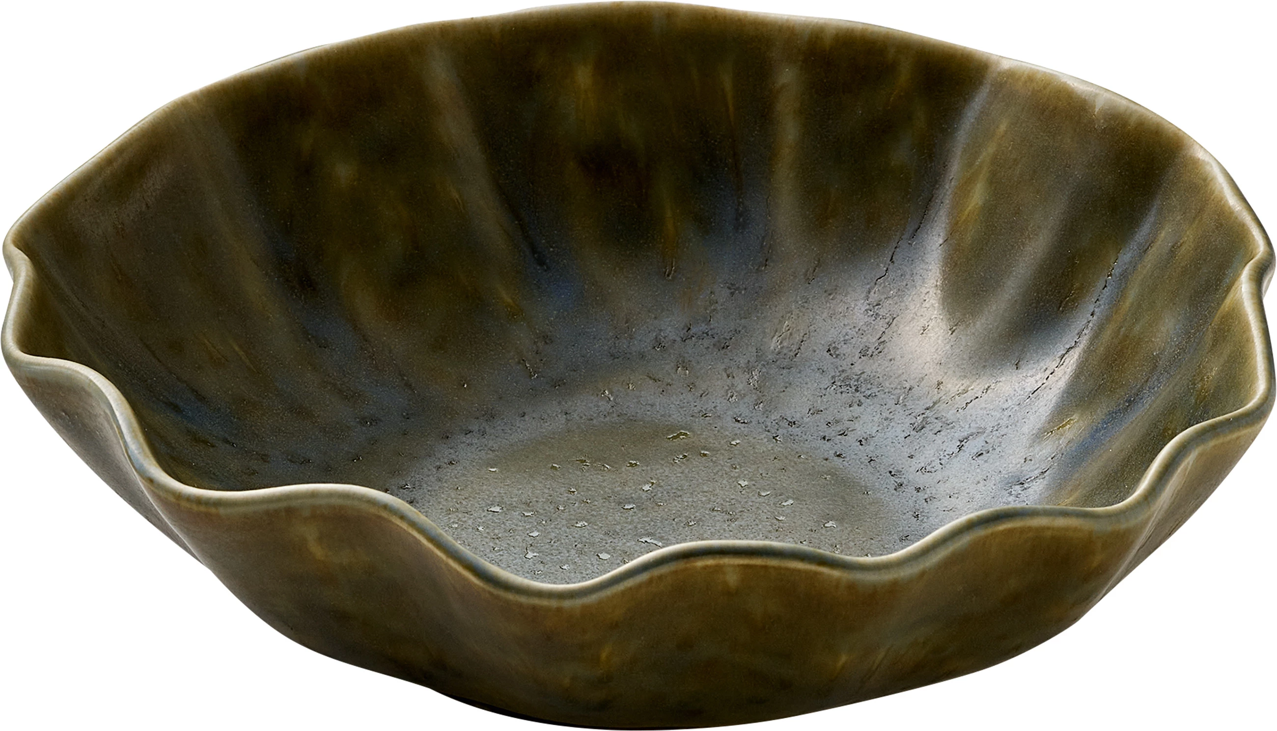 Playground Nami dyb tallerken, 22 cm, oliven