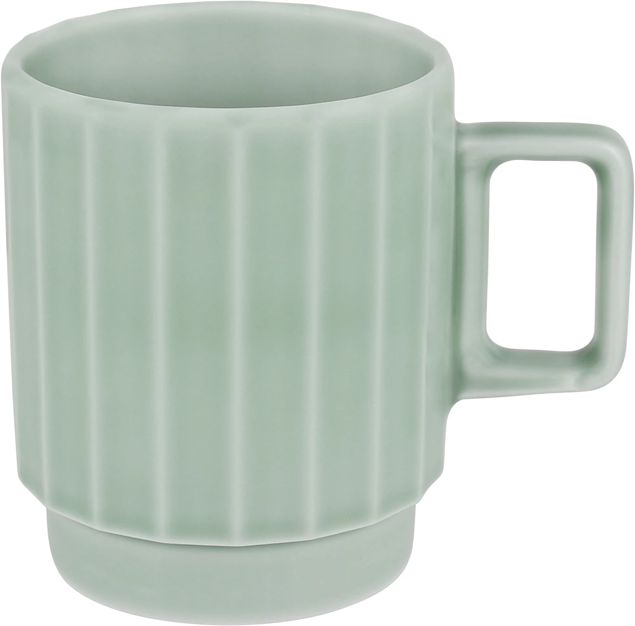 Bauscher Edge krus, 30 cl, stabelbar, lyseblå