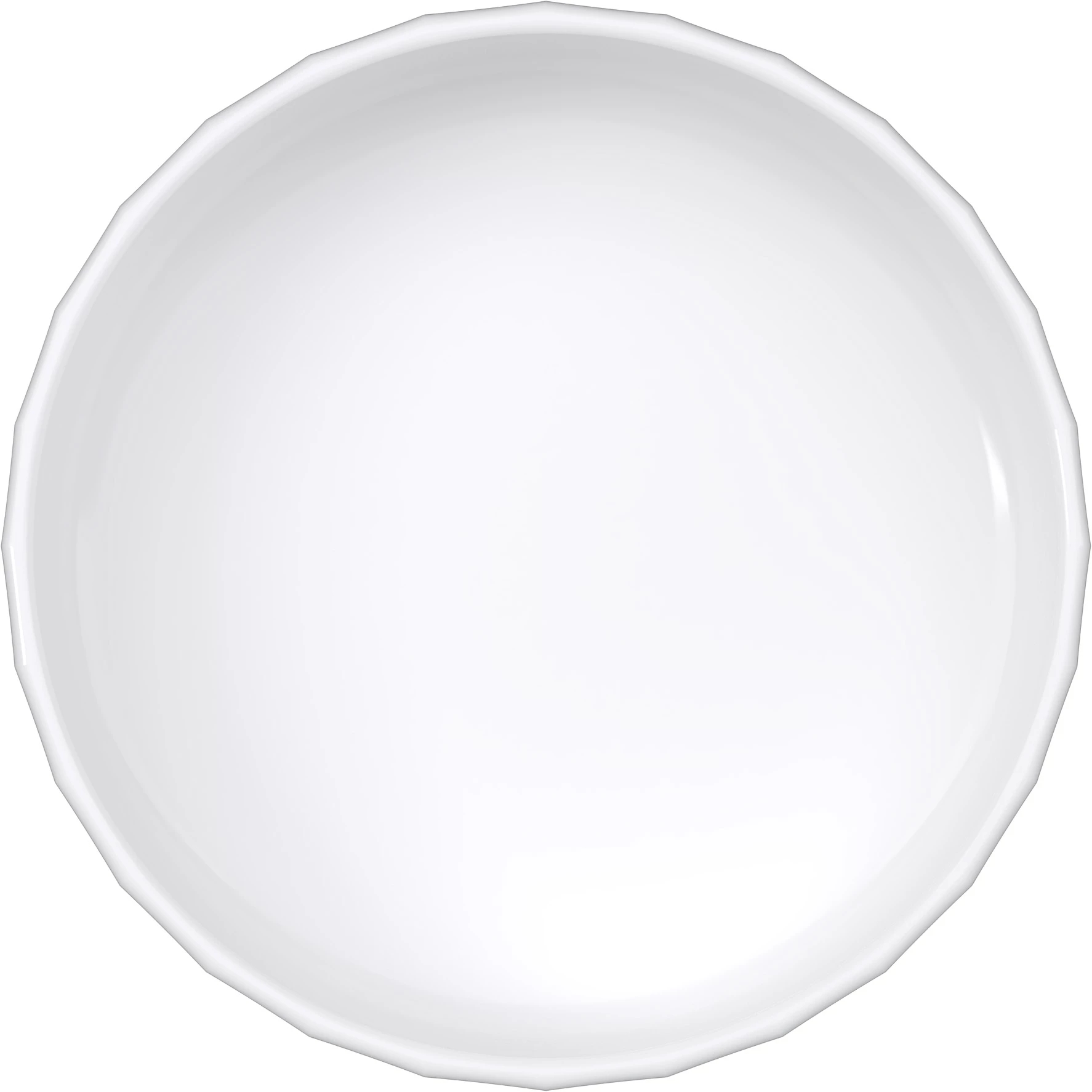 Bauscher Edge skål, ø15 cm, 60 cl, stabelbar, hvid