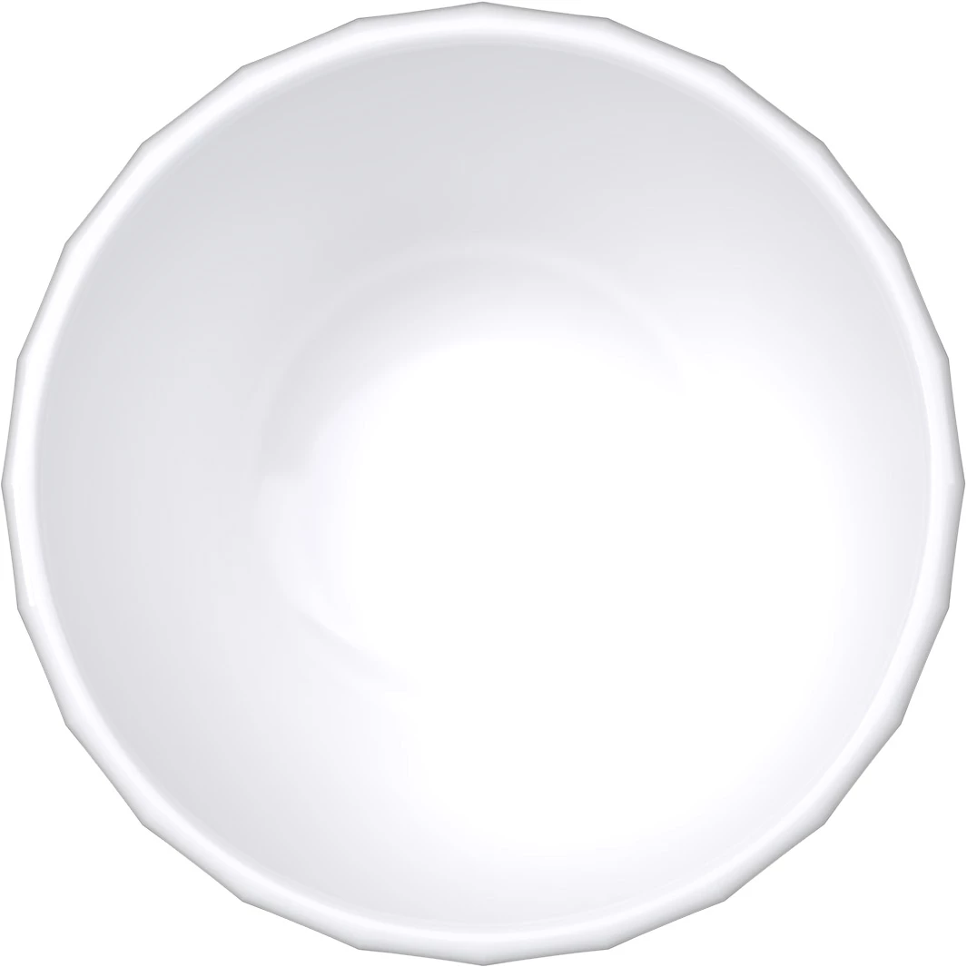 Bauscher Edge skål, konisk, ø9,1 cm, 11 cl, hvid