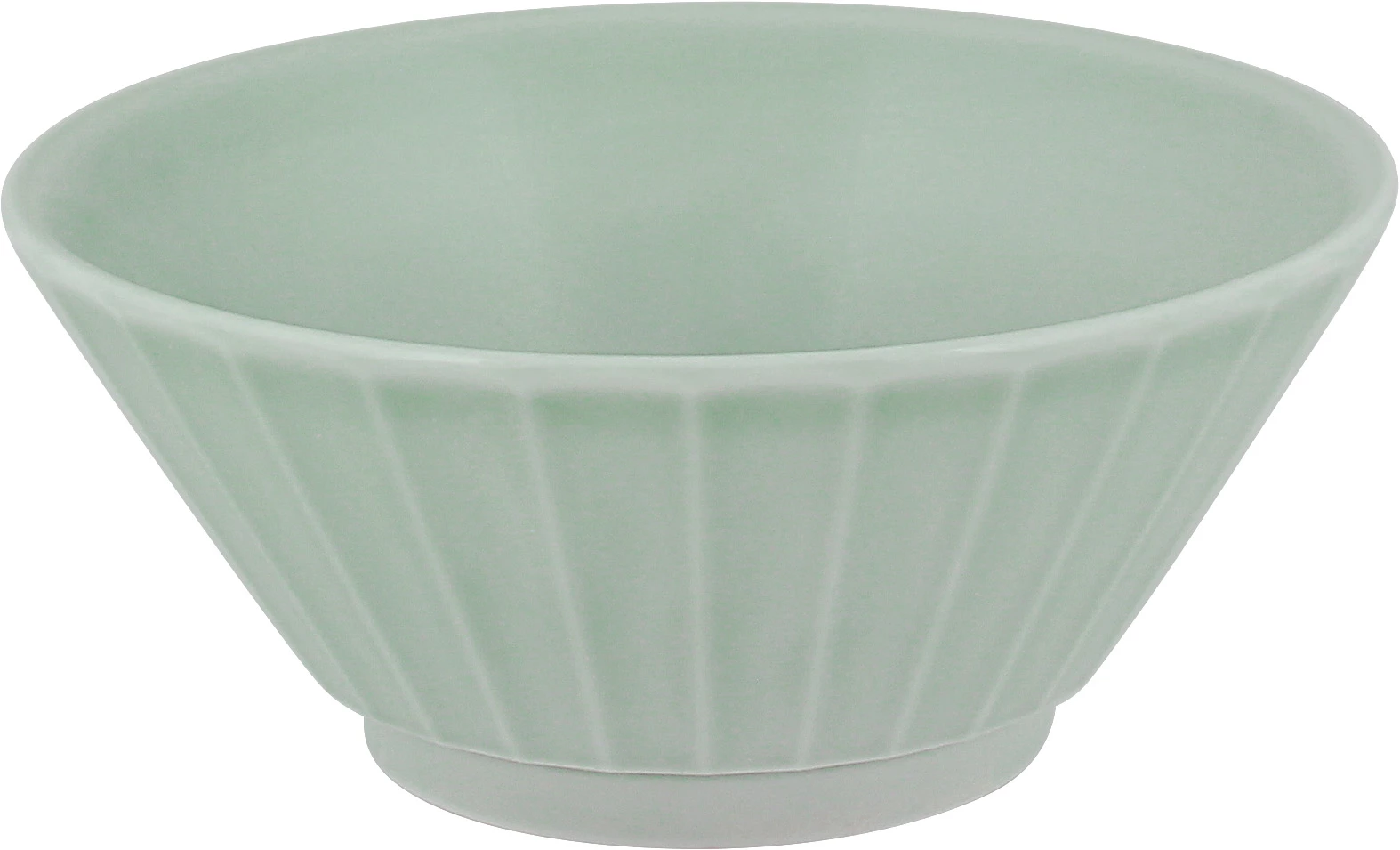 Bauscher Edge skål, konisk, ø13,4 cm, 37 cl, lyseblå