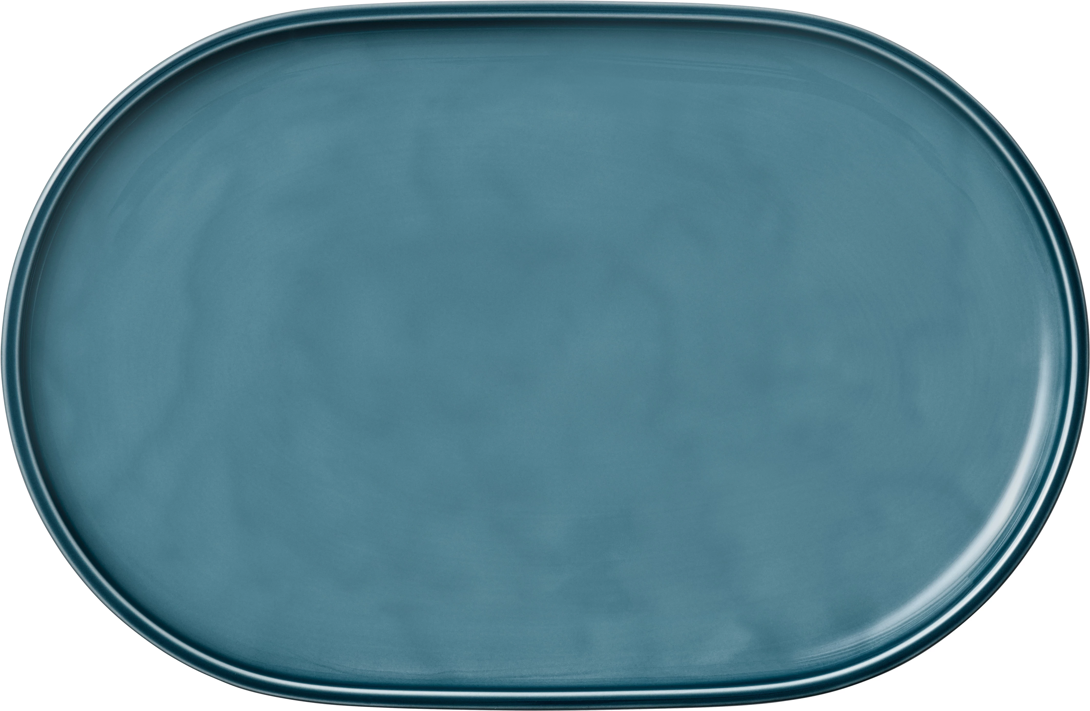 Schönwald Companion fad, oval, 36 x 23,5 cm petrolblå