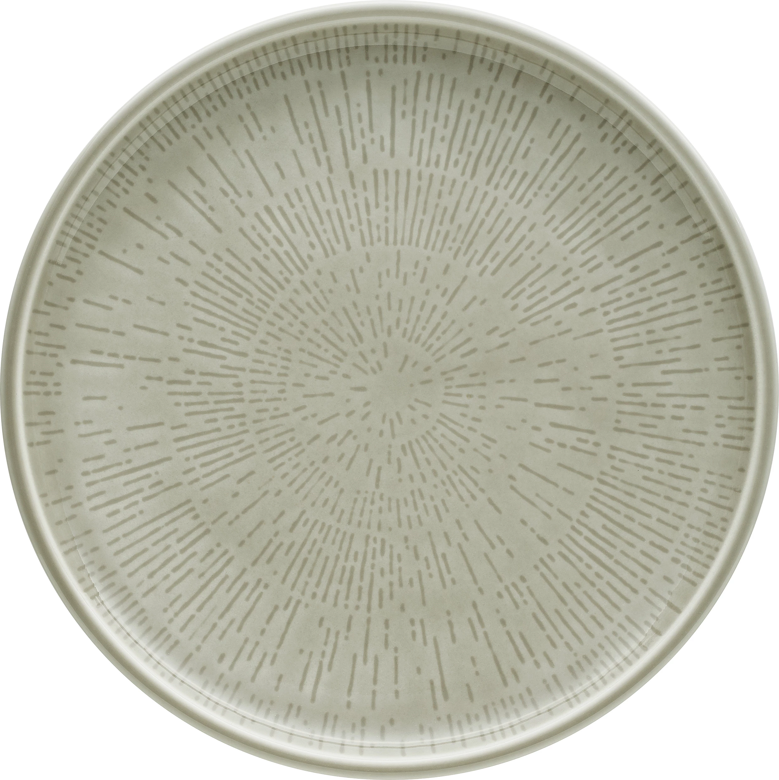 Schönwald Shiro tallerken, 21 cm, uden fane, grå med struktur