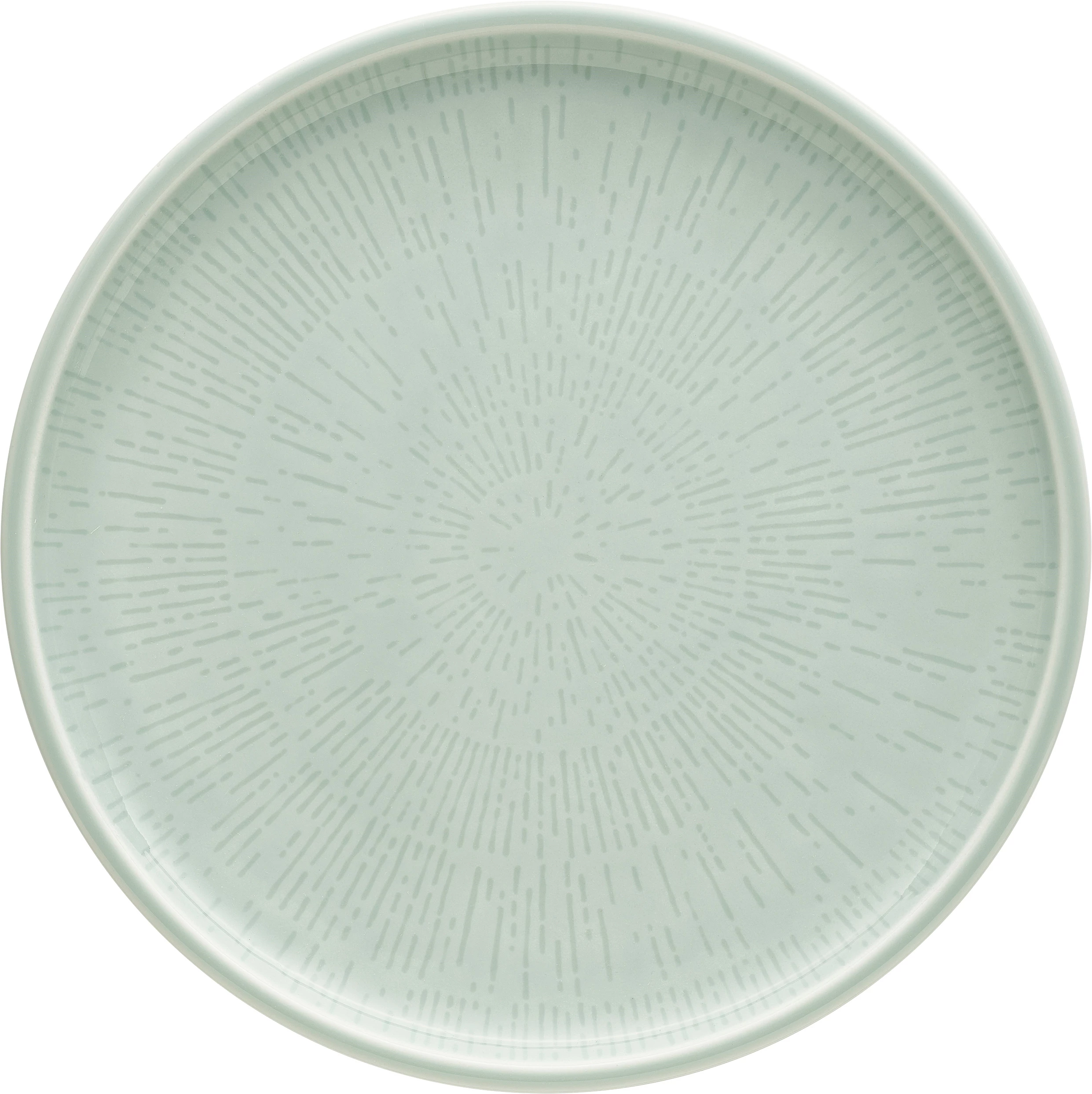 Schönwald Shiro tallerken, 21 cm, uden fane, lyseblå med struktur