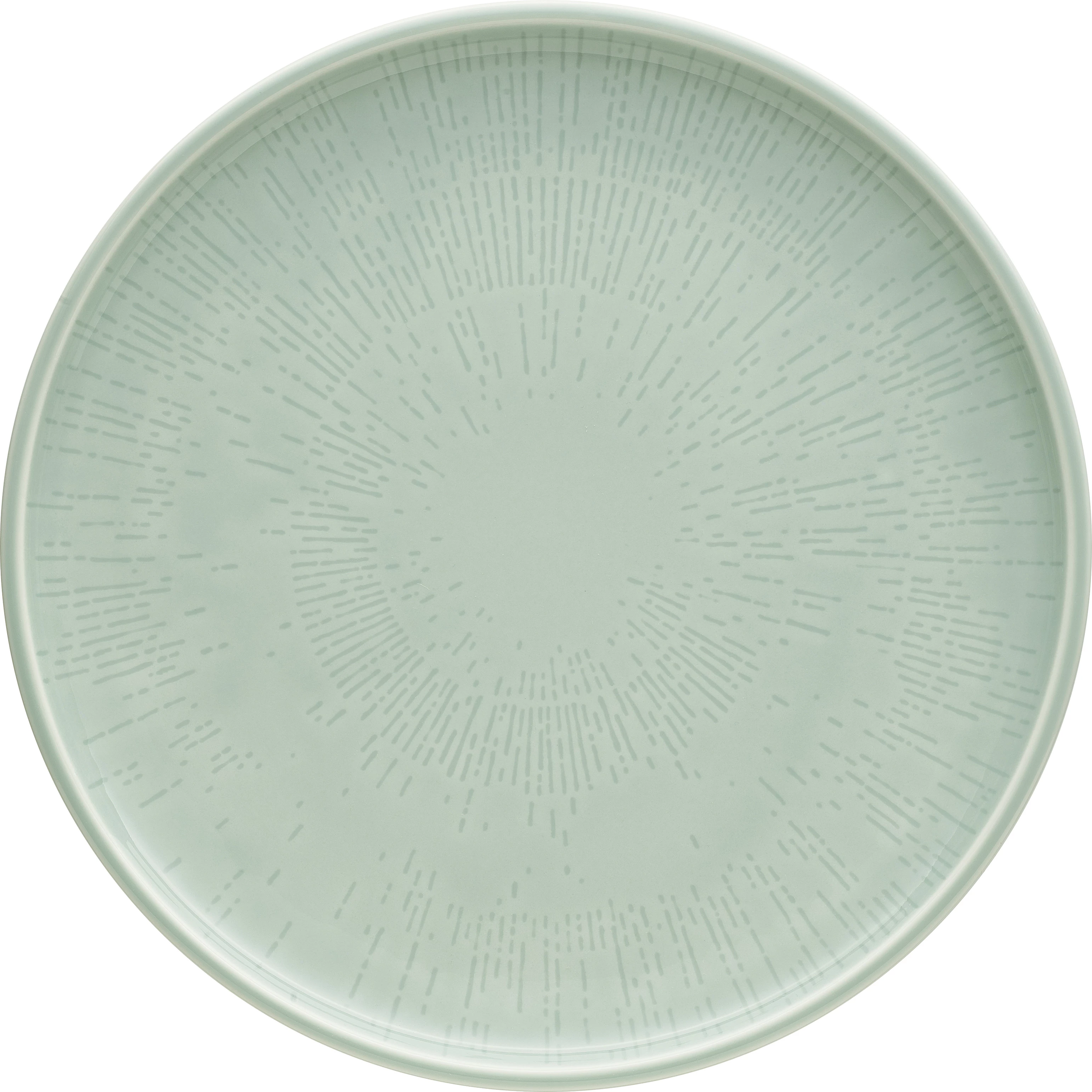 Schönwald Shiro tallerken, 26,1 cm, uden fane, lyseblå med struktur