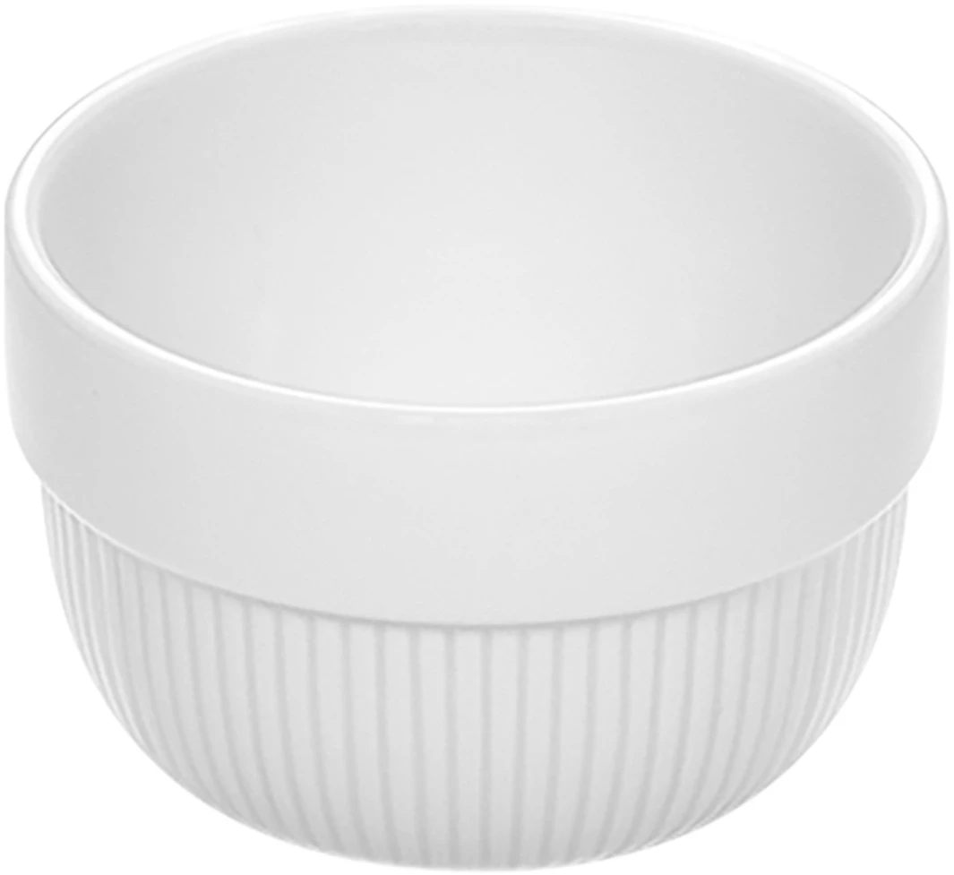 Schönwald Coffee Tasting skål, ø9cm, 23 cl, med riller, hvid