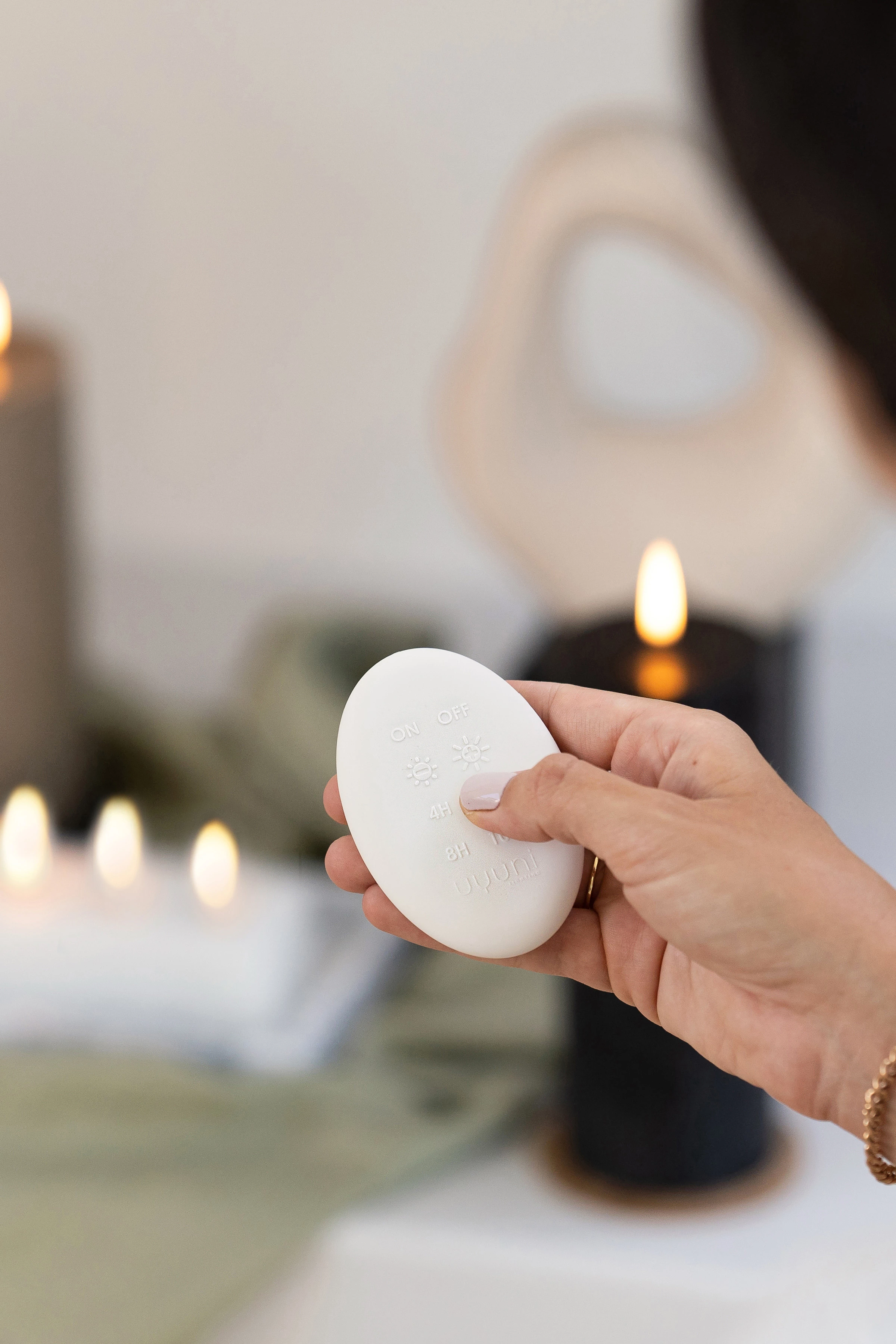 uyuni Fjernbetjening til lys, hvid