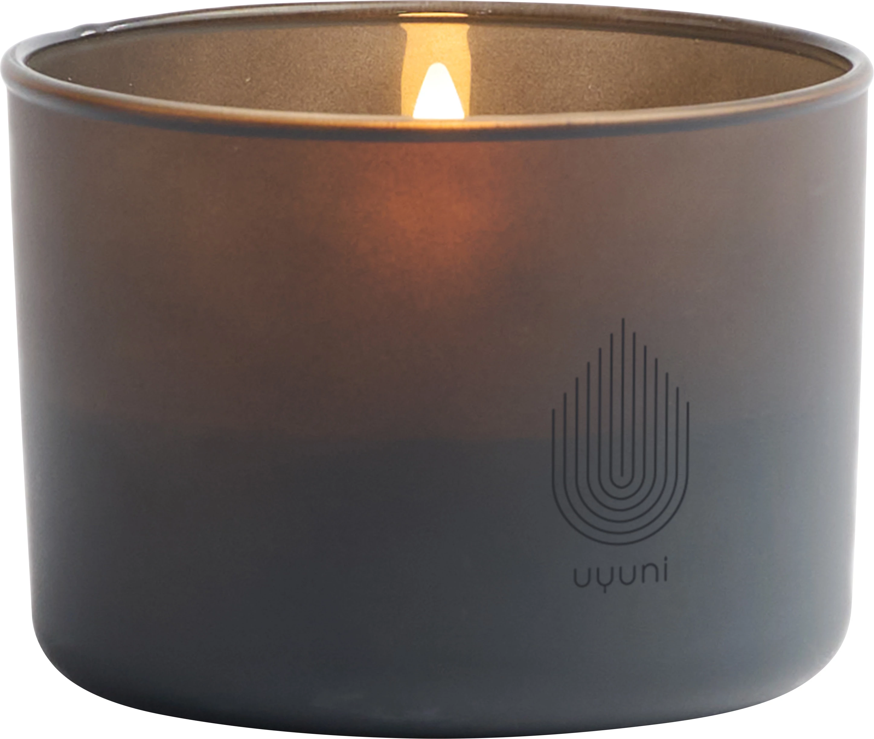 uyuni Glaslys, H6 cm, ø8,2 cm, grå