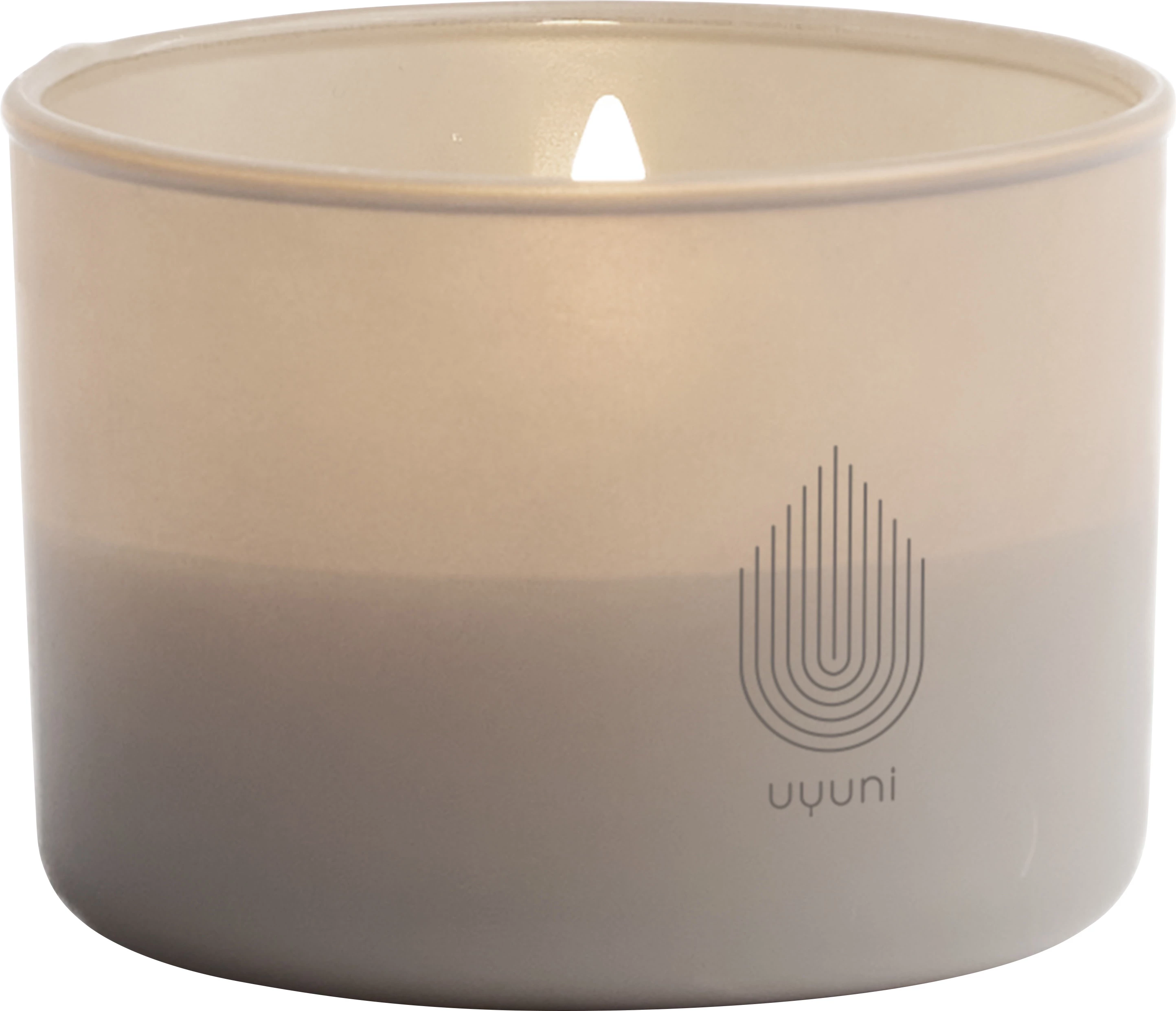 uyuni Glaslys, H6 cm, ø8,2 cm, sand