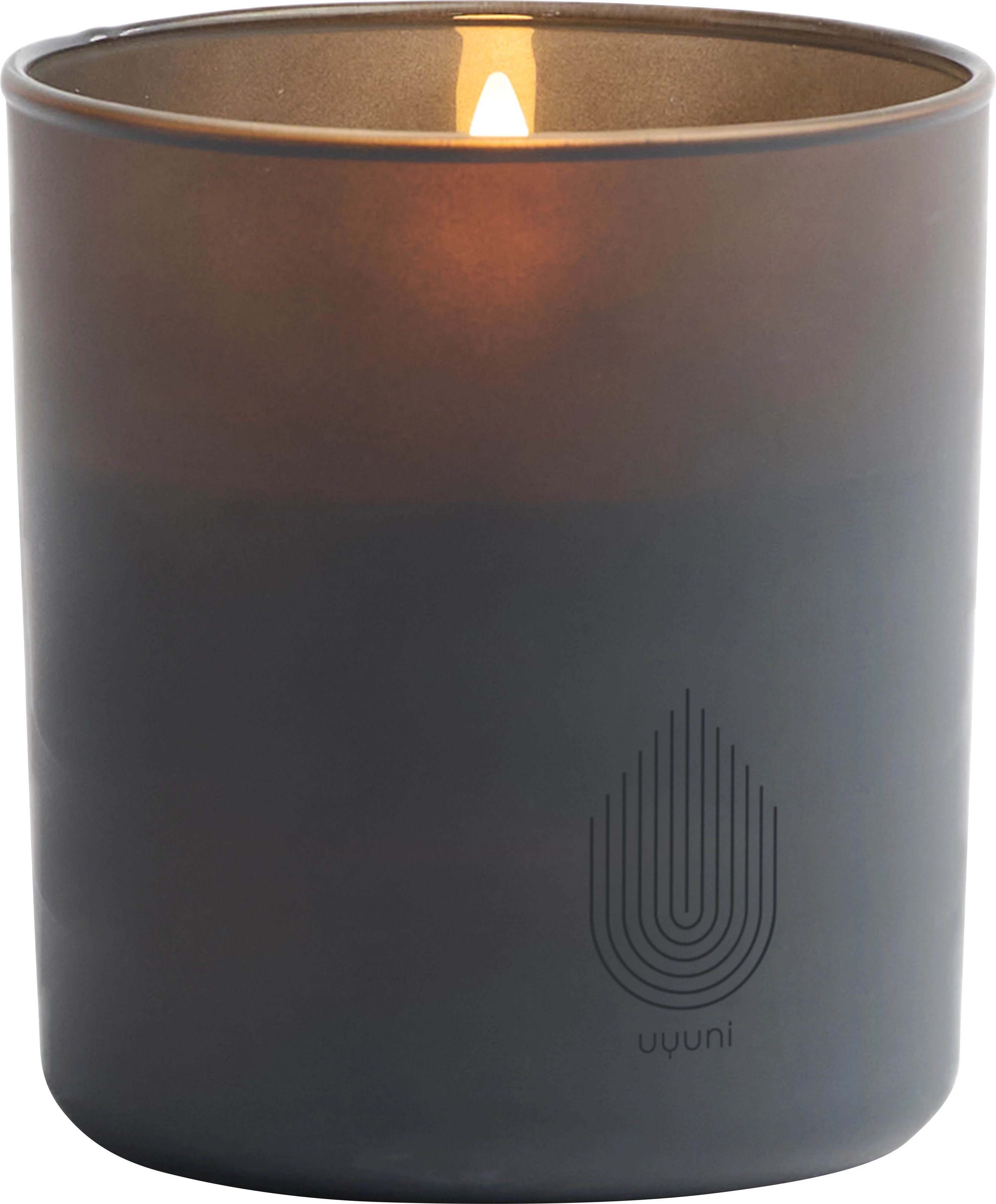 uyuni Glaslys, H10,2 cm, ø9,2 cm, grå