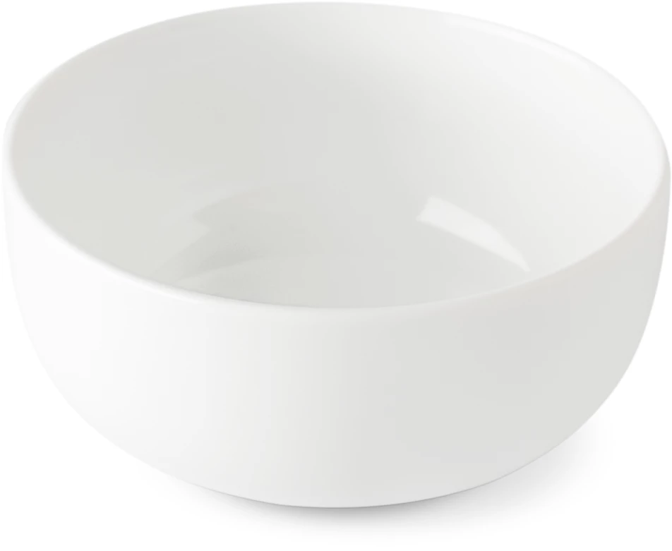 G. Benedikt Optimo skål, hvid, 49 cl, ø13 cm