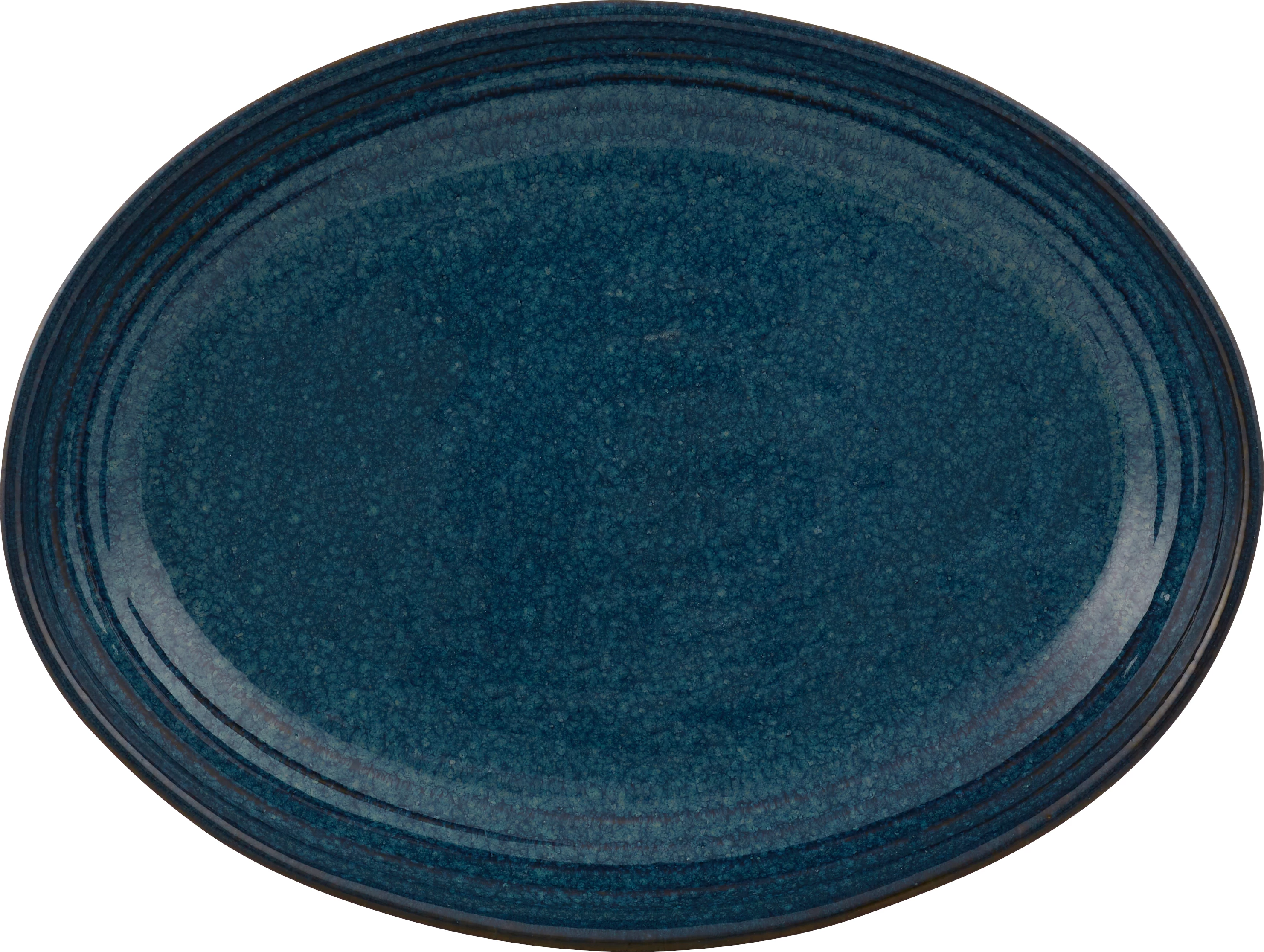Vista Alegre Gemstone tallerken/fad, oval, 30x23 cm, blå