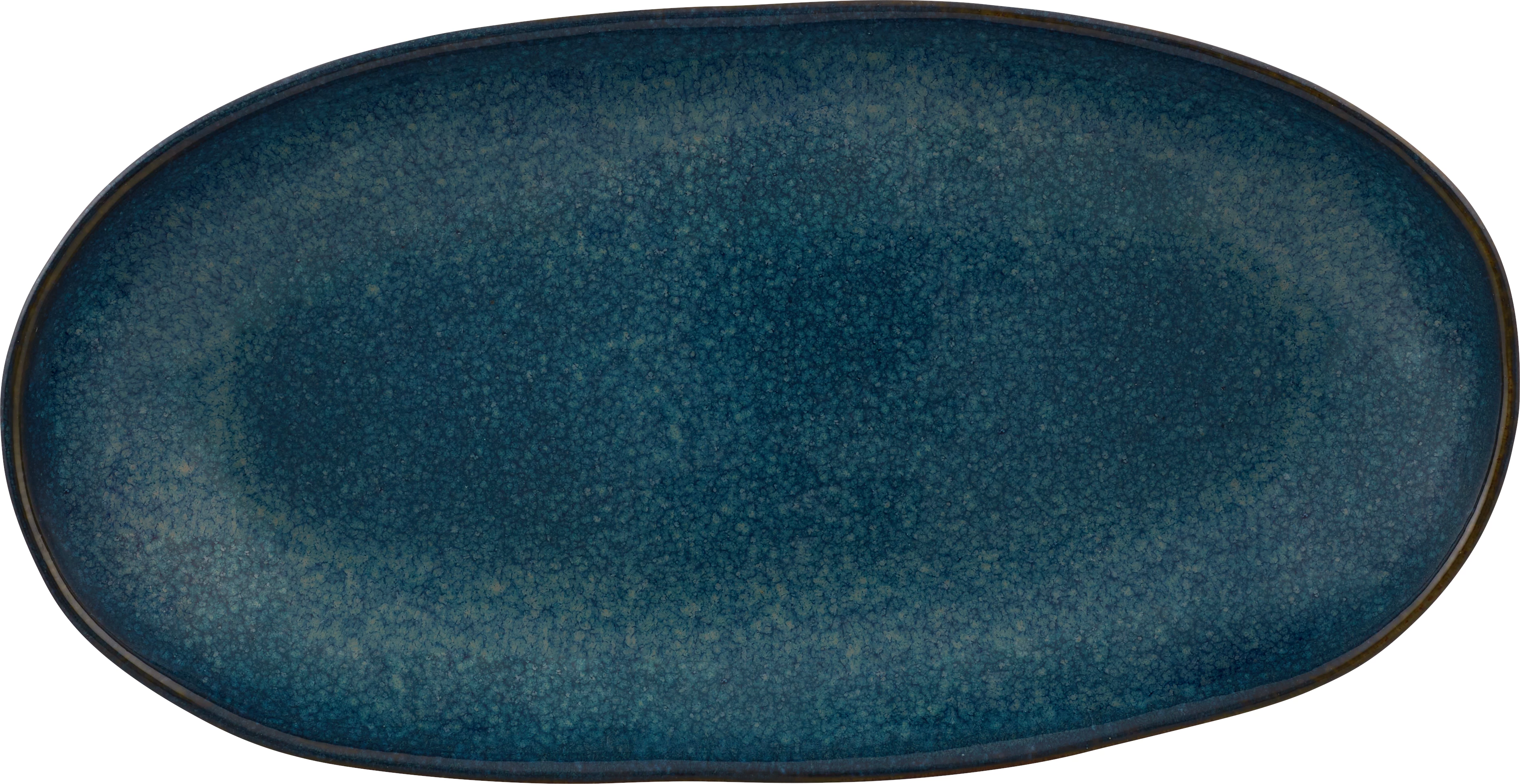 Vista Alegre Gemstone tallerken/fad, oval, 34,5x17 cm, blå