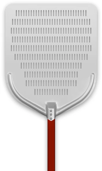 Regina pizzaspade, perforeret, 40,7 x 32,4 cm, L120 cm, aluminium