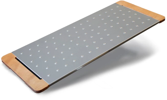 Regina skæreplanke med top i rustfri stål, 75 x 30 cm