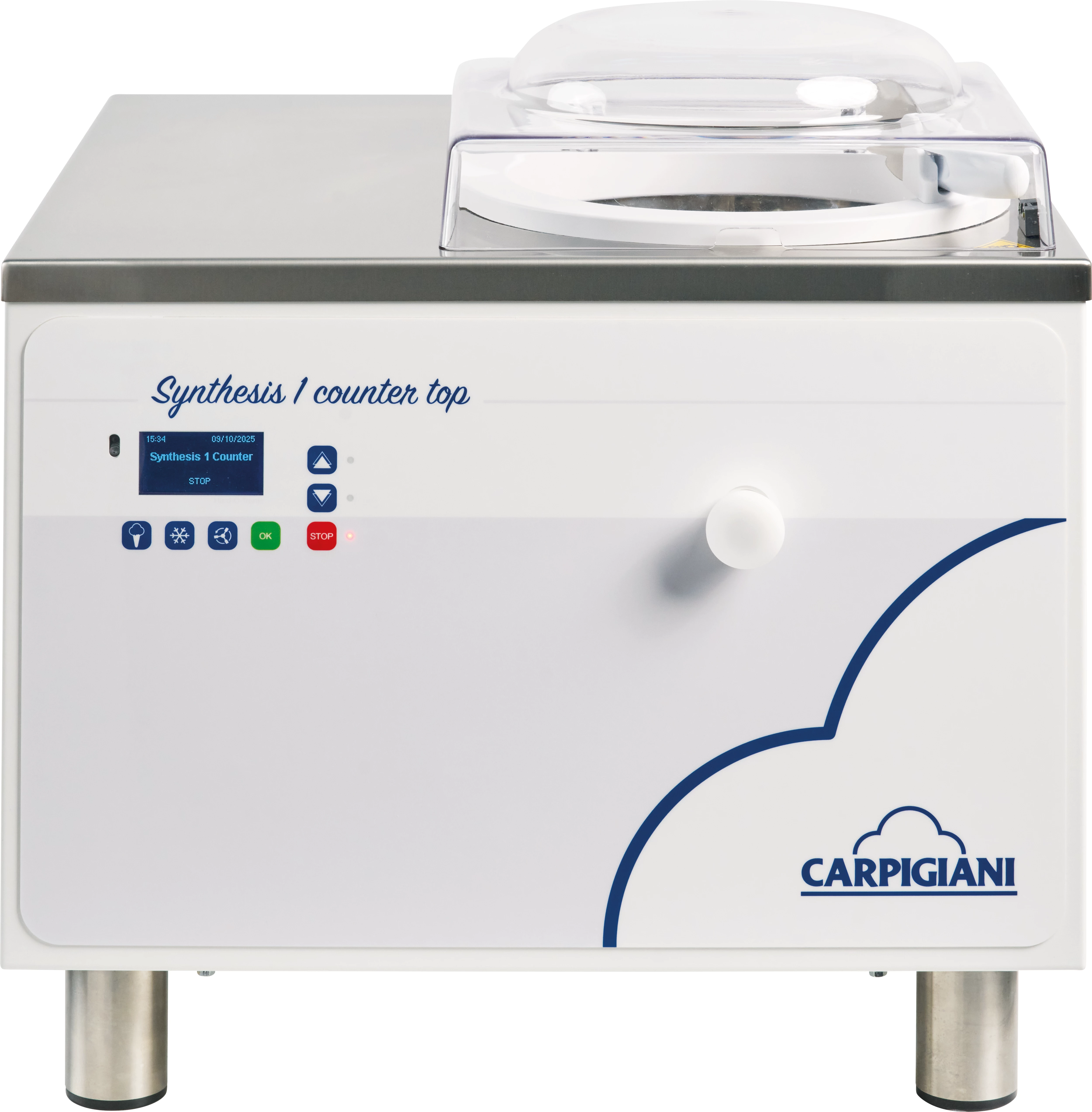 Carpigiani Synthesis 1 batchfryser, bordmodel