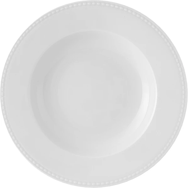 Vista Alegre Perla dyb tallerken, ø23,3 cm, hvid