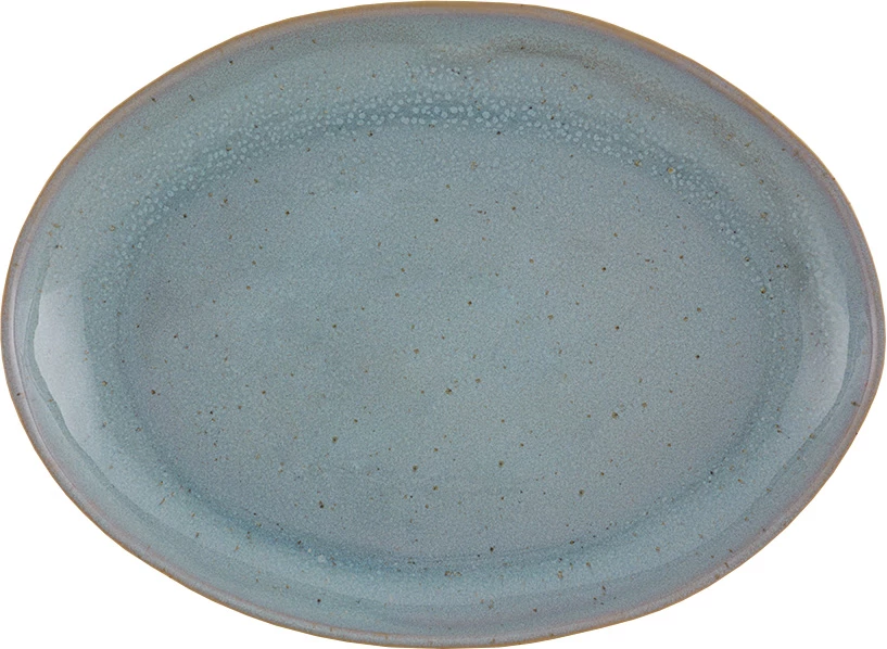Vista Alegre Gemstone tallerken/fad, oval, 30x23 cm, grå