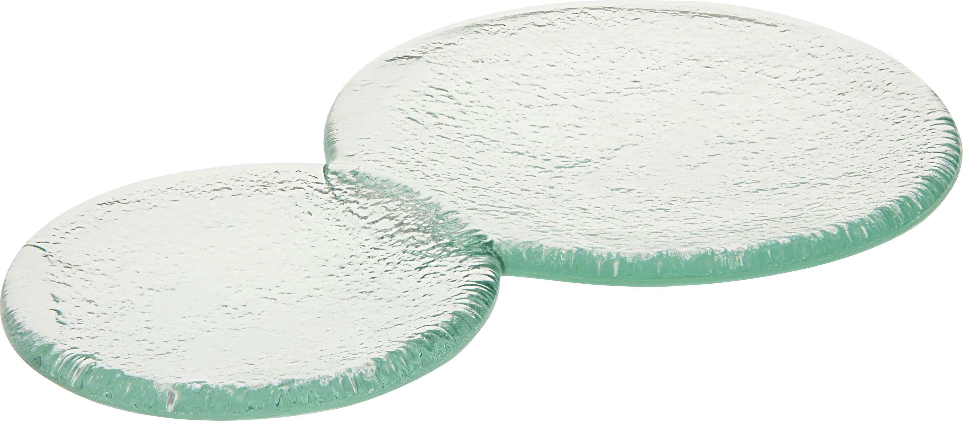 Vista Alegre Silica Bubbles glastallerken, dobbel, 17,7 x 11 cm, klar