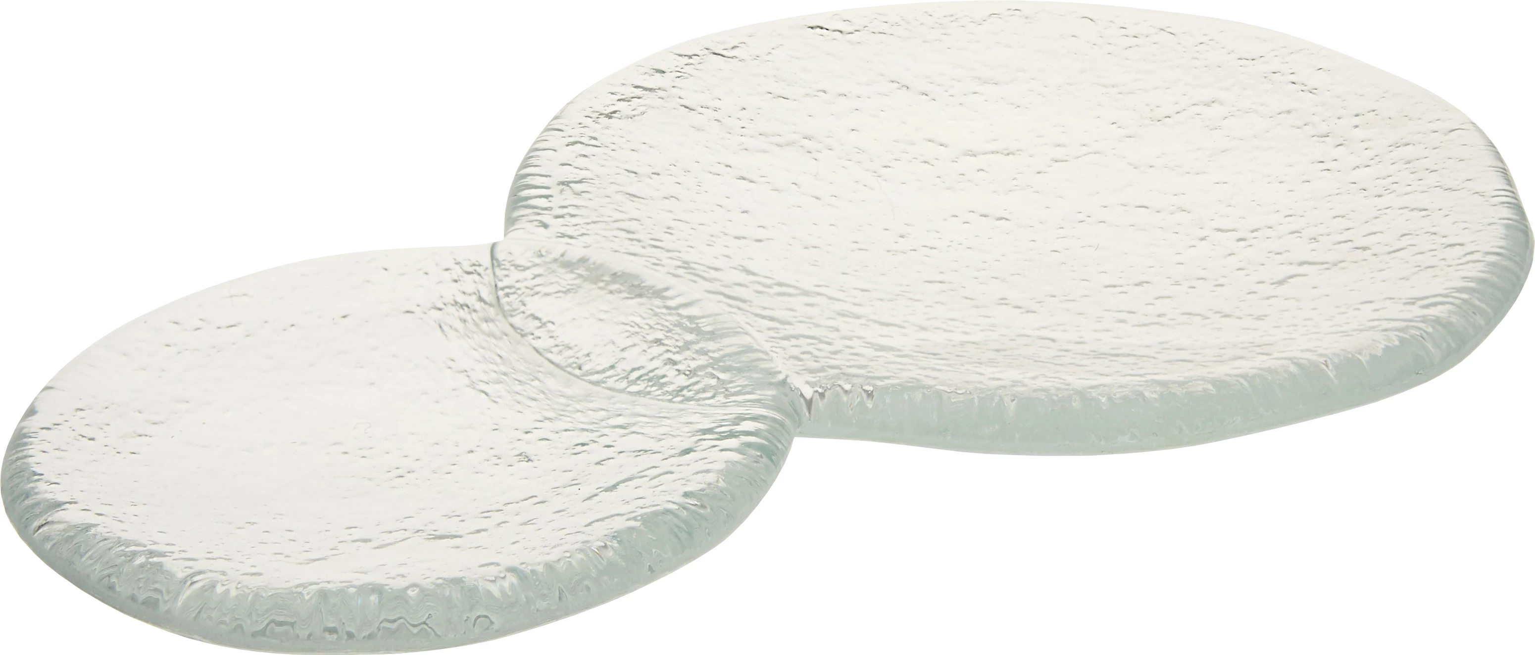 Vista Alegre Silica Bubbles glastallerken, dobbel, 17,7 x 11 cm, ekstra klar