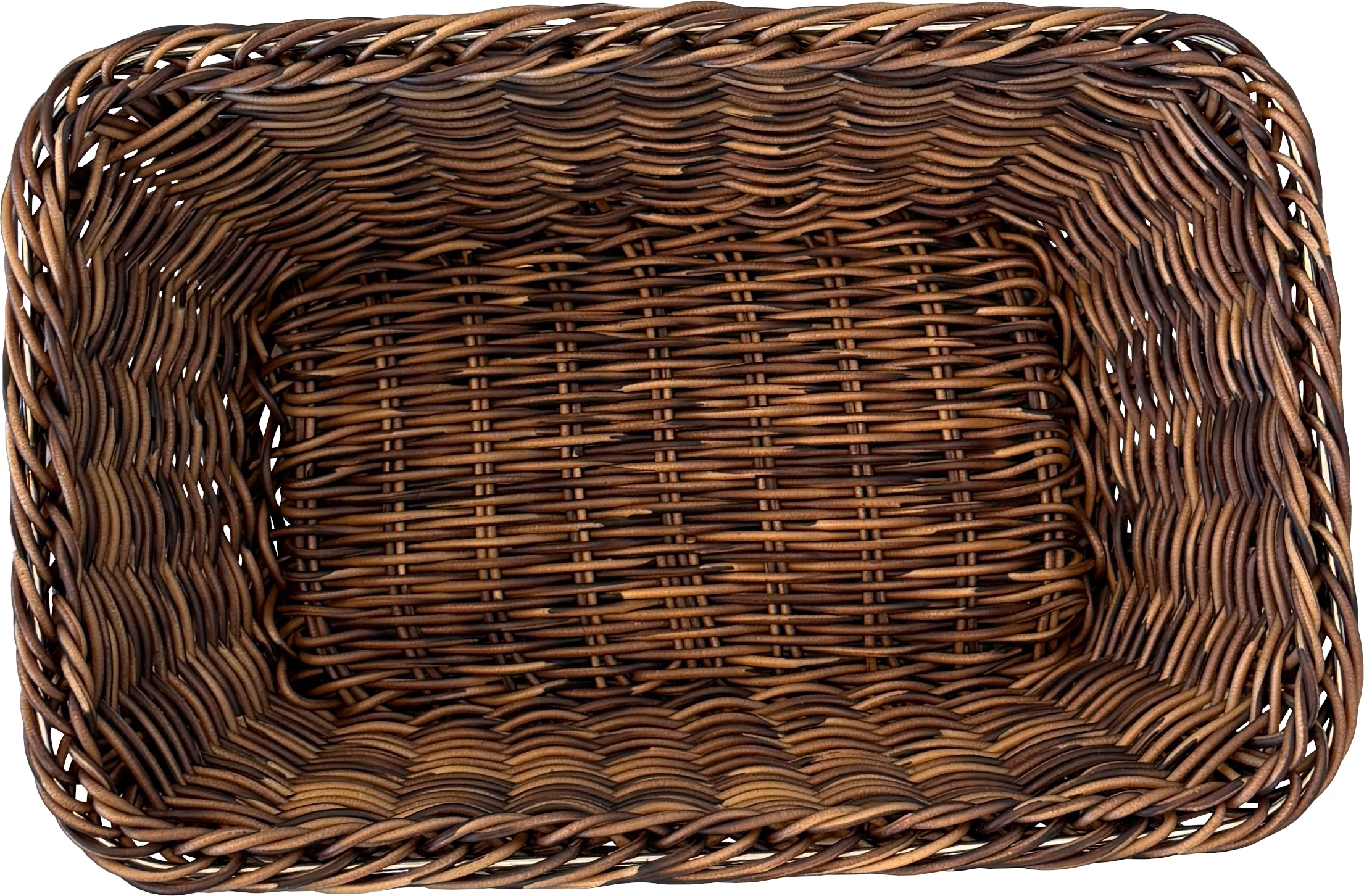 Brødkurv, brun, 28 x 18 x 8 cm