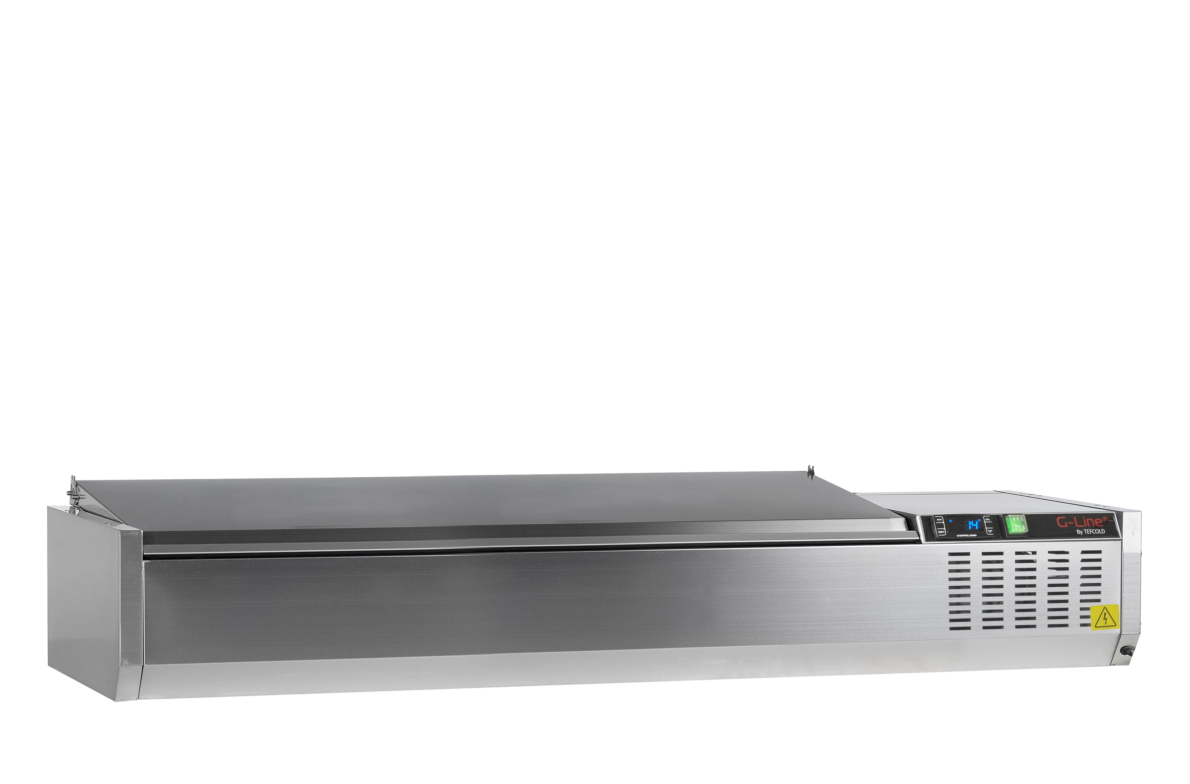Tefcold GVC38-150 S/S køleopsats med stållåg GN 1/3