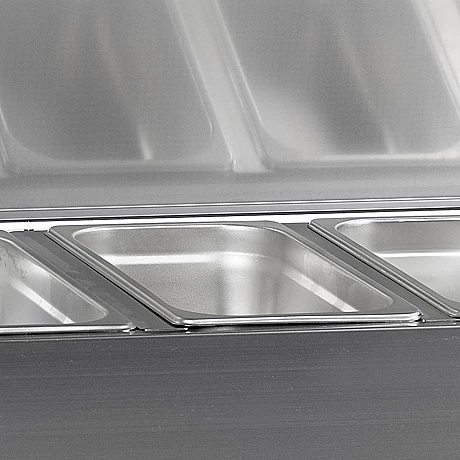 Tefcold GVC38-150 S/S køleopsats med stållåg GN 1/3