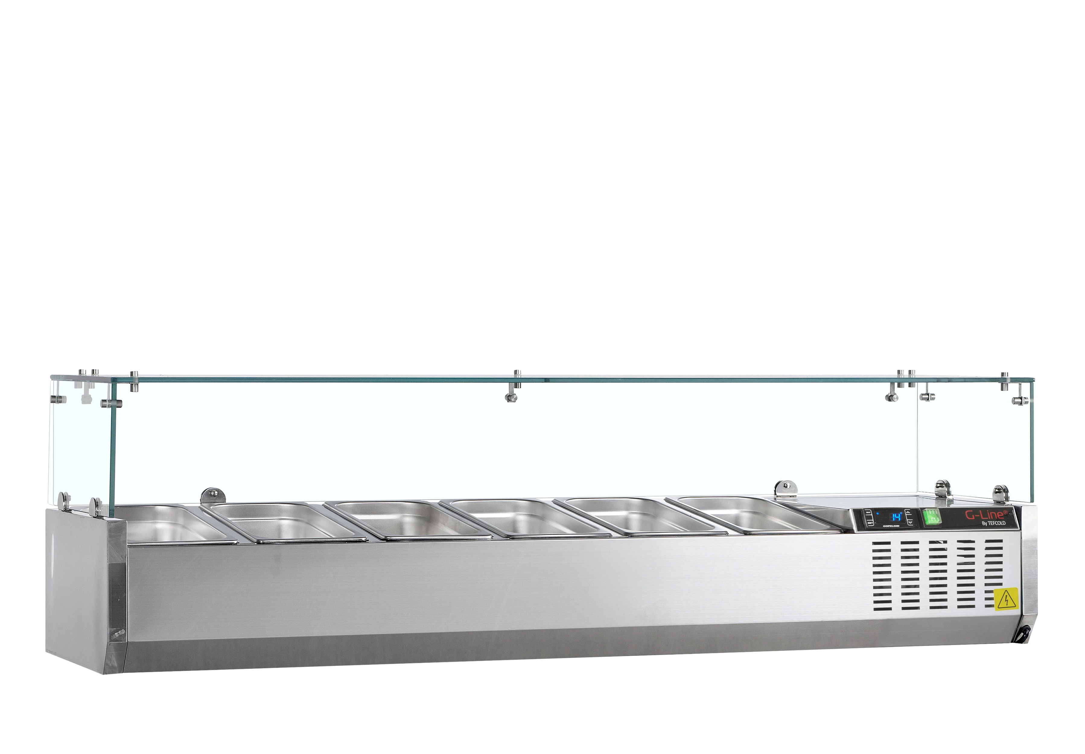 Tefcold GVC38-150 køleopsats med glasopsats 1/3 GN