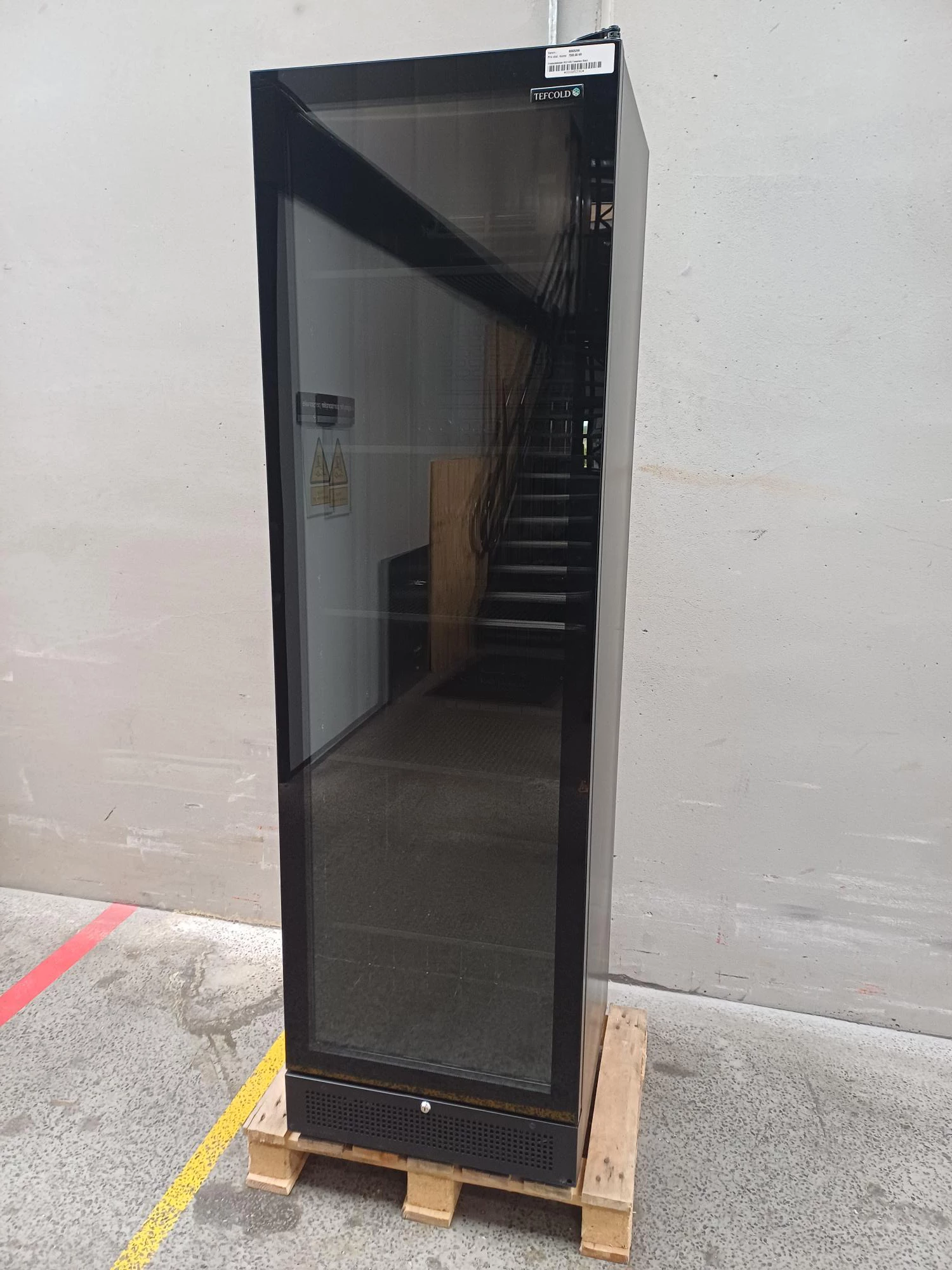 Tefcold Displaykøleskab SCU1425 Frameless Black
