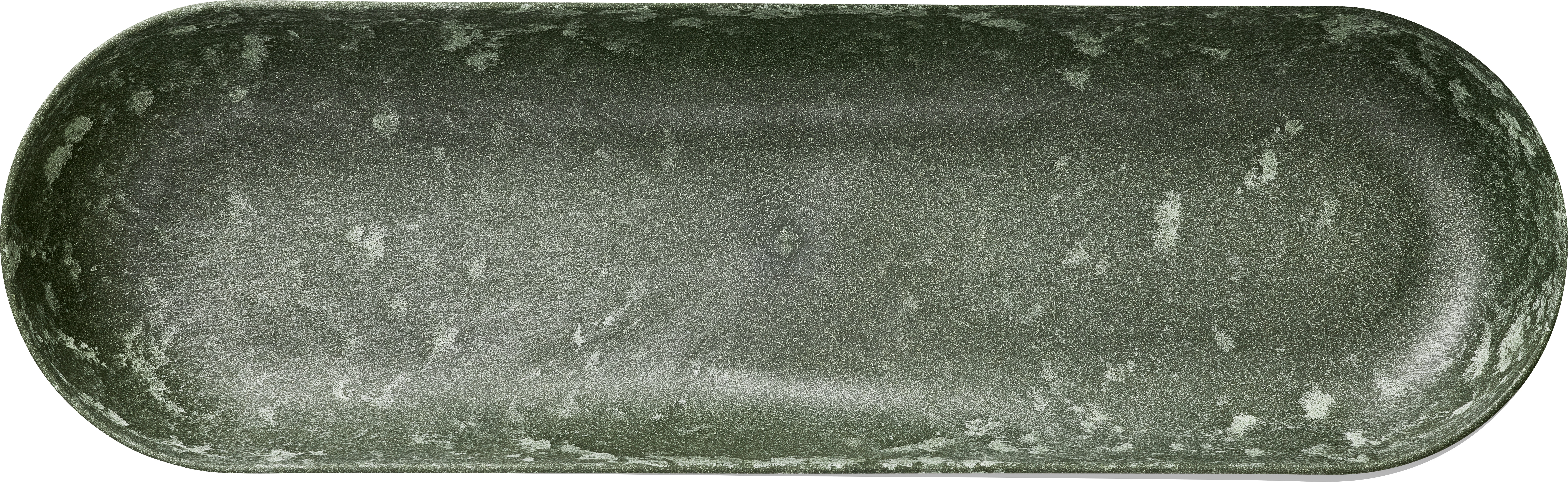 Luups fad oval, grøn, 53 x 16 cm
