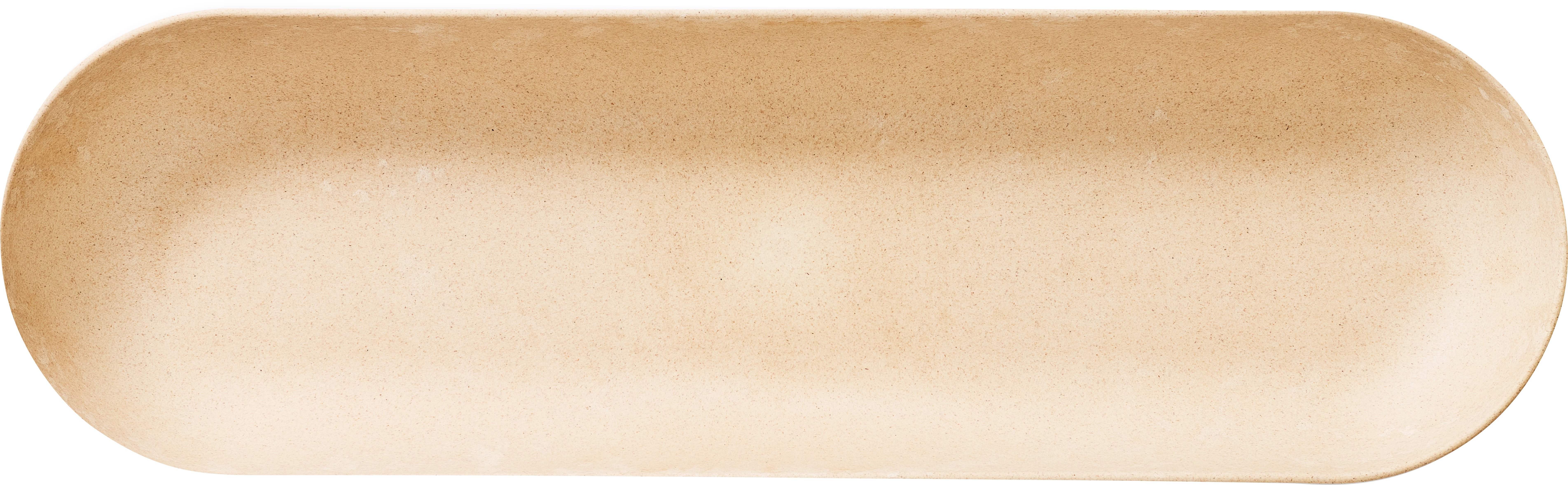 Luups fad oval, sand, 53 x 16 cm