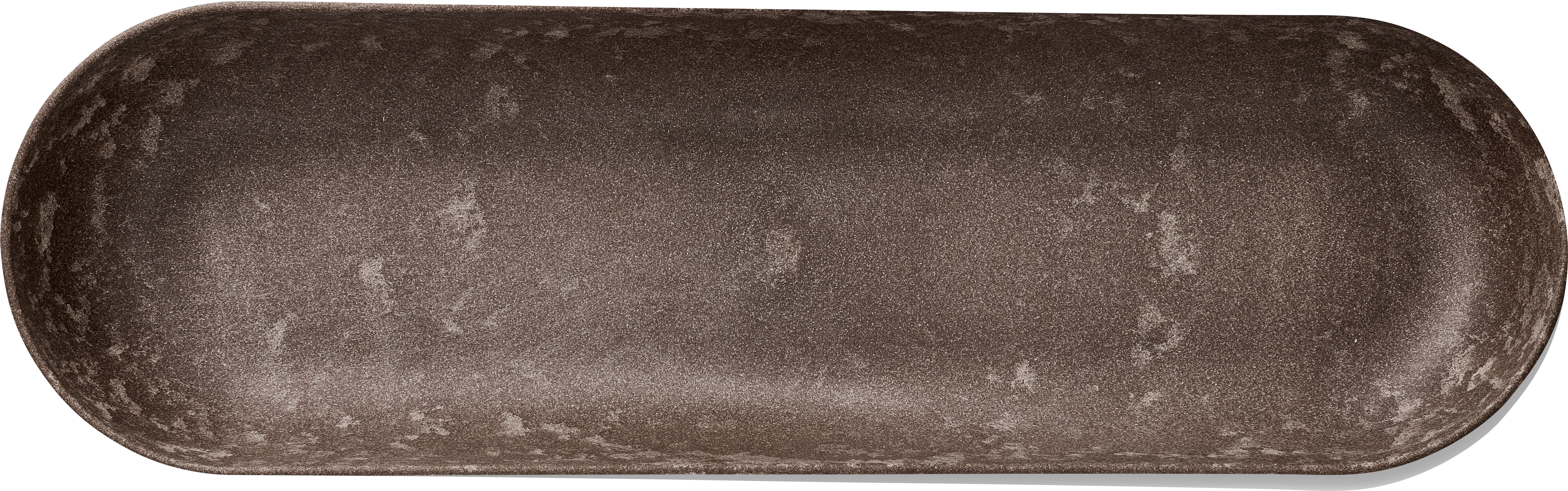 Luups fad oval, brun, 53 x 16 cm