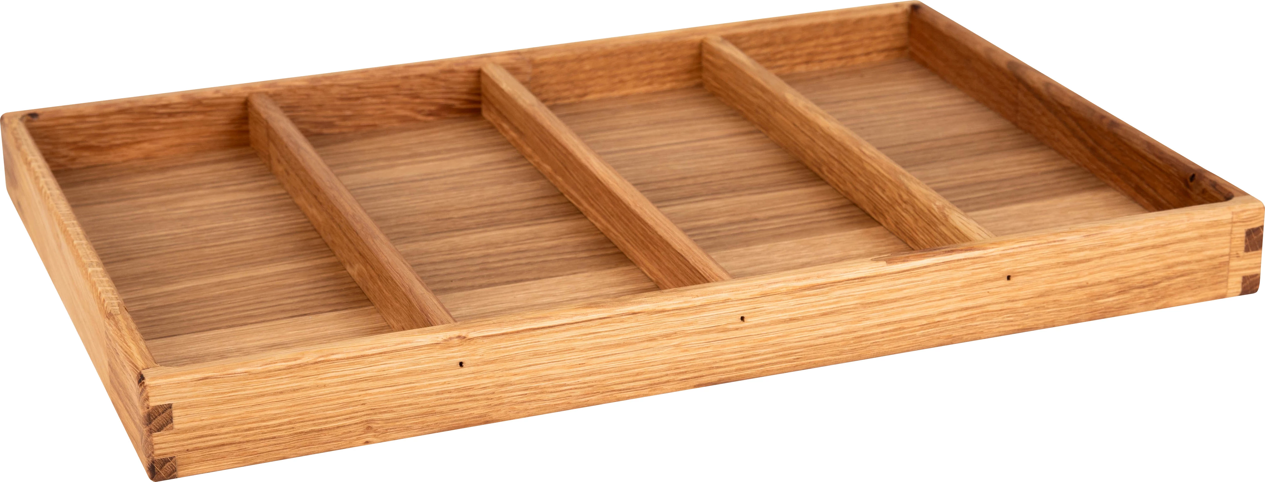 Steelwood Concept Copenhagen trækasse med 4 rum, eg, H4 cm